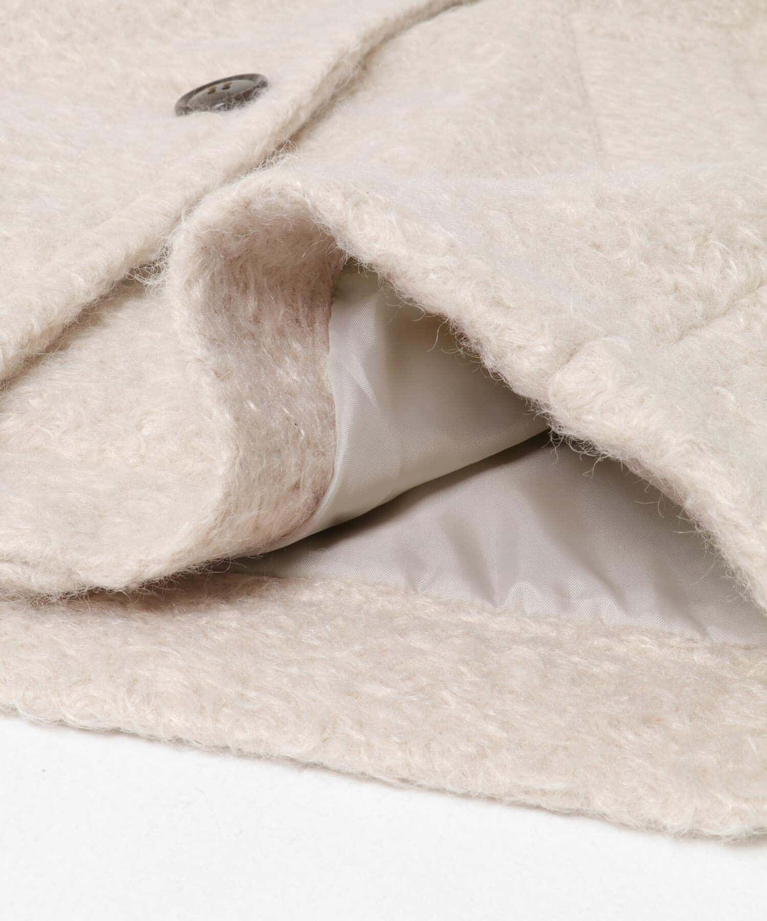 Sonny Label 「ウールライクカーリーシャギーコクーンコート」|ノーカラーコート|