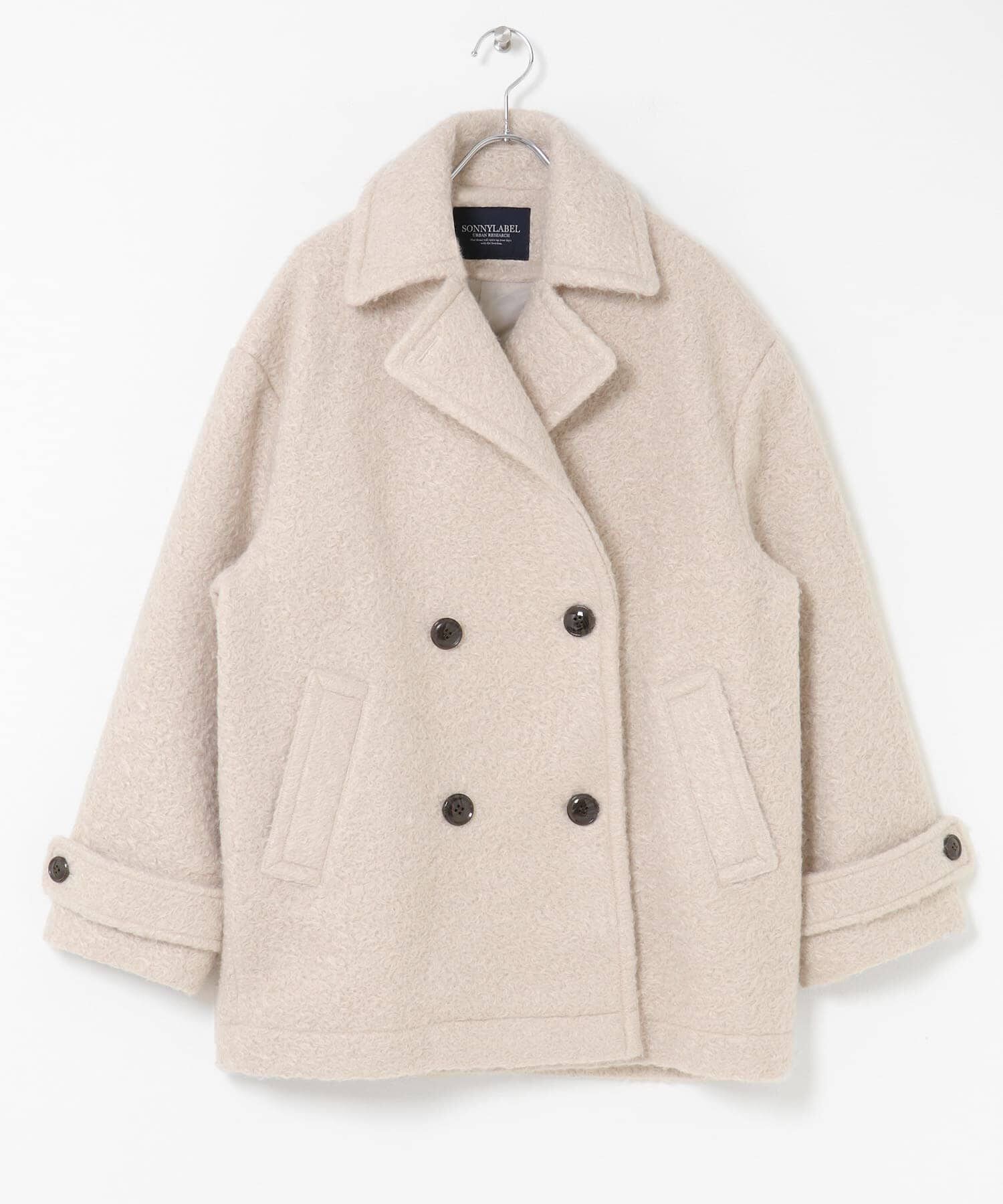 Sonny Label 「ウールライクカーリーシャギーコクーンコート」|ノーカラーコート|