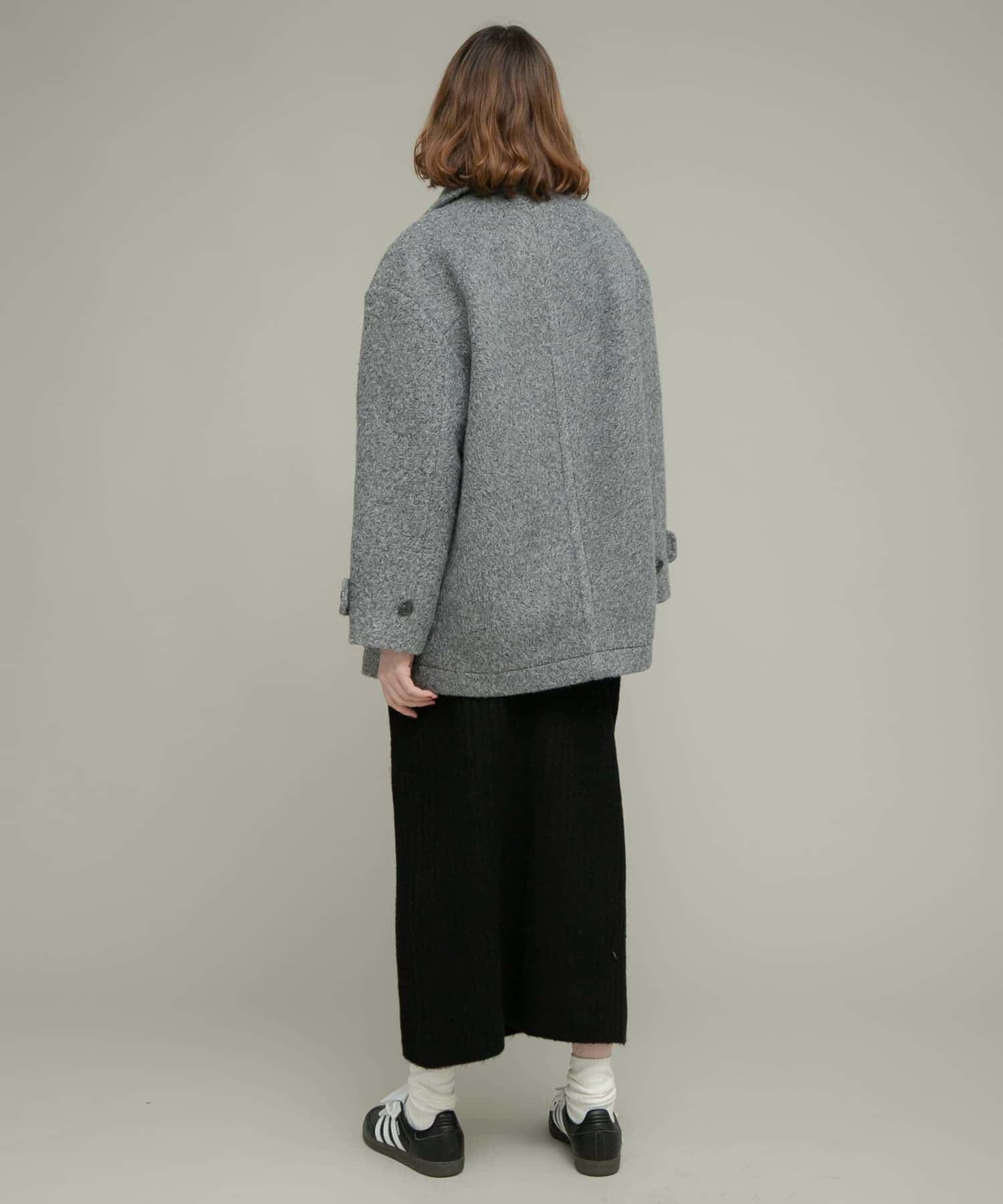 Sonny Label 「ウールライクカーリーシャギーコクーンコート」|ノーカラーコート|