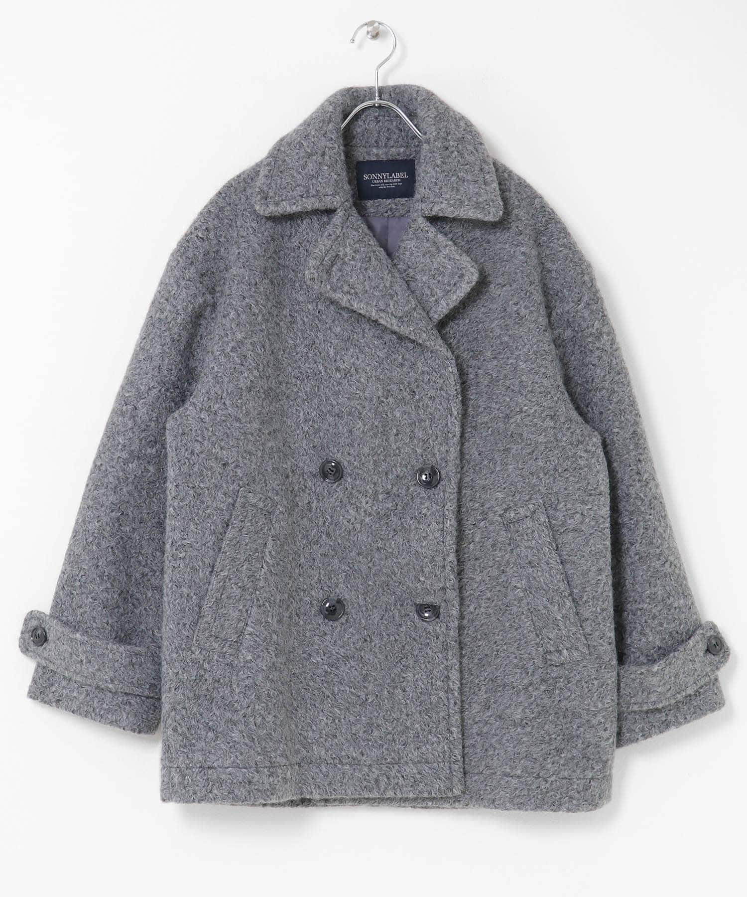 Sonny Label 「ウールライクカーリーシャギーコクーンコート」|ノーカラーコート|