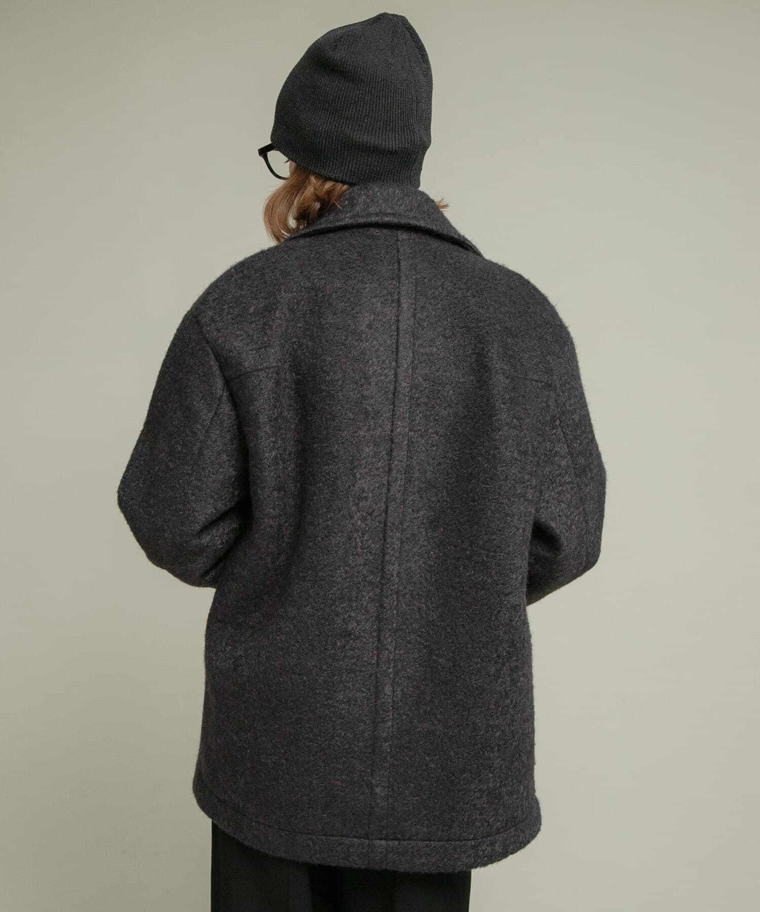 Sonny Label 「ウールライクカーリーシャギーコクーンコート」|ノーカラーコート|