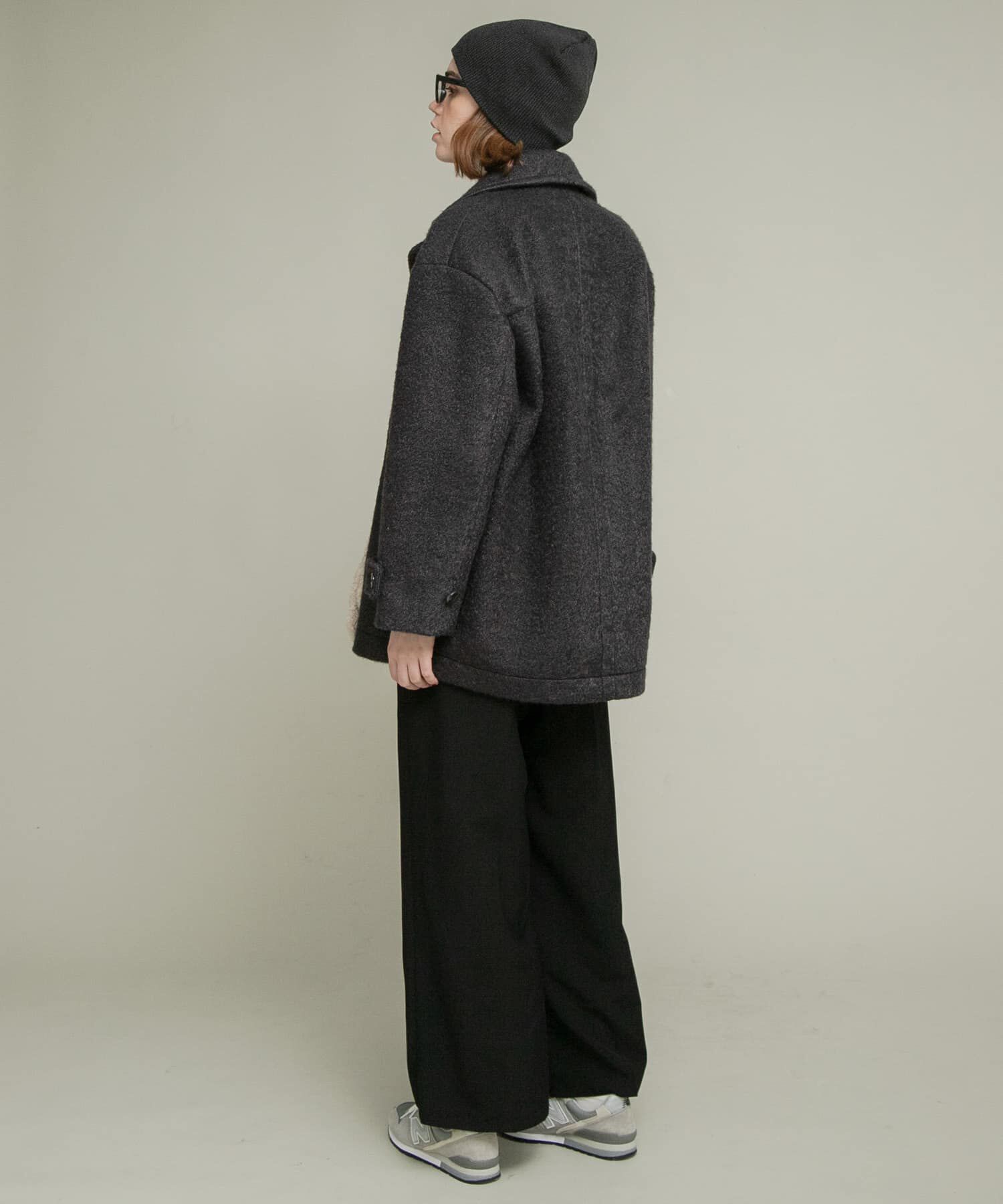 Sonny Label 「ウールライクカーリーシャギーコクーンコート」|ノーカラーコート|