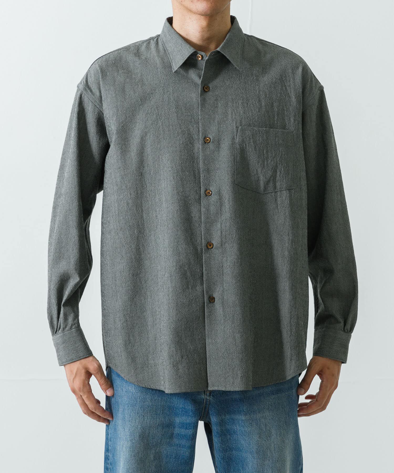 URBAN RESEARCH「new basic　ALBATROSS WOOL SHIRTS」|シャツ・ブラウス|