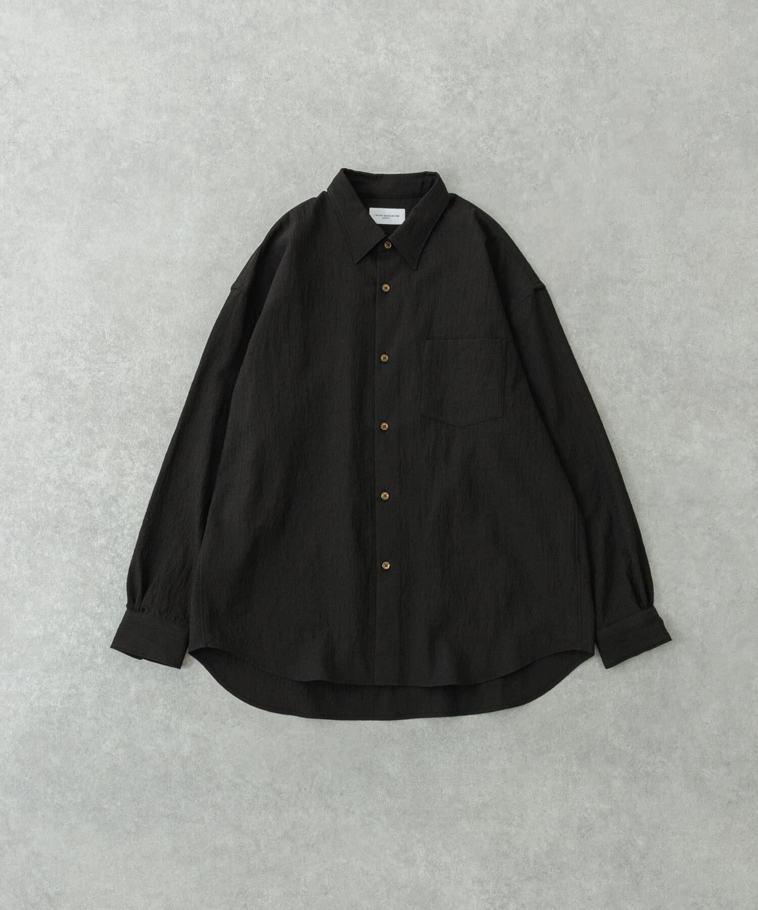 URBAN RESEARCH「new basic　ALBATROSS WOOL SHIRTS」|シャツ・ブラウス|ブラウン