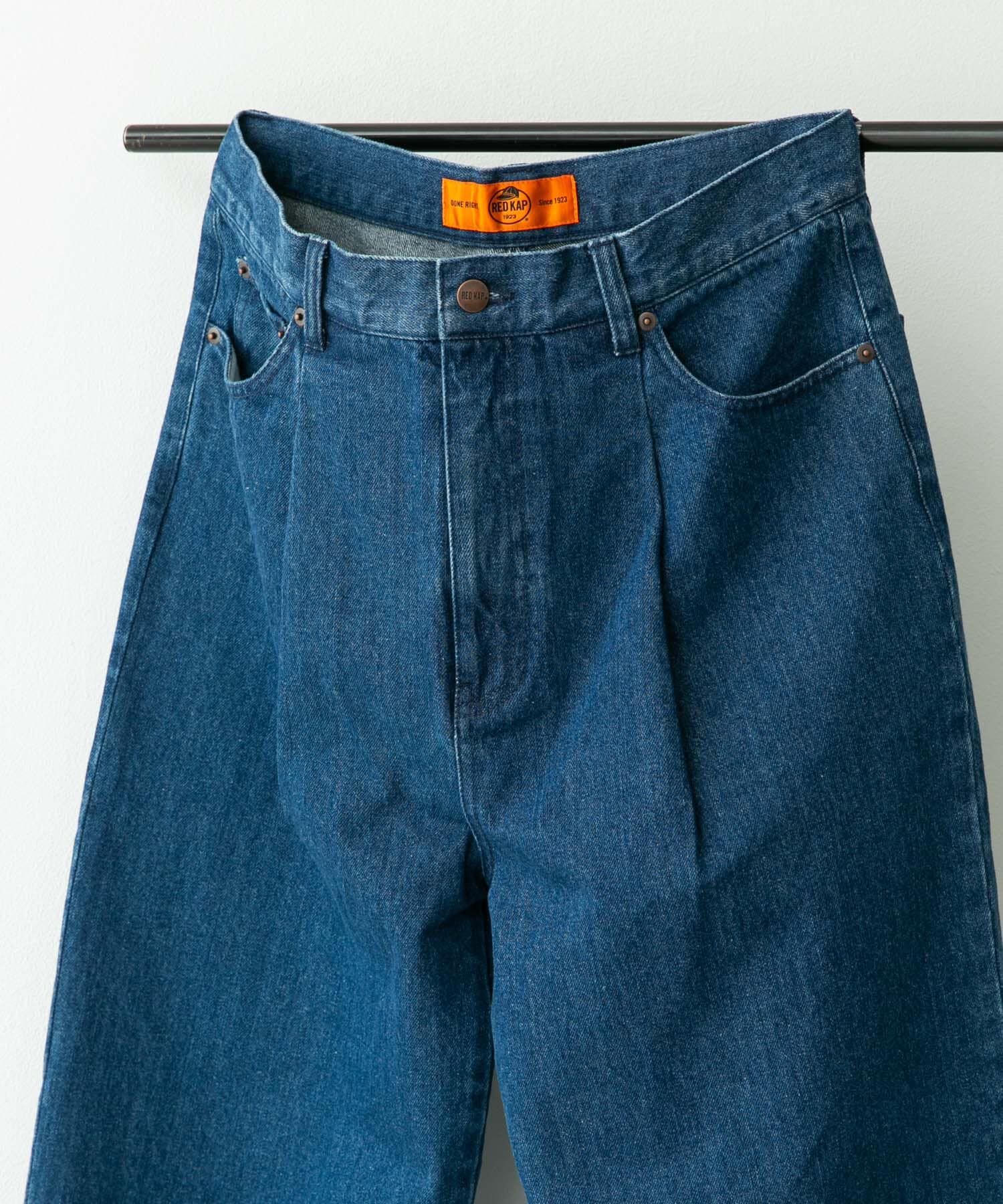 Sonny Label 「『別注』RED KAP&times;Sonny Label　ワイドタックデニム」|デニム|インディゴブルー