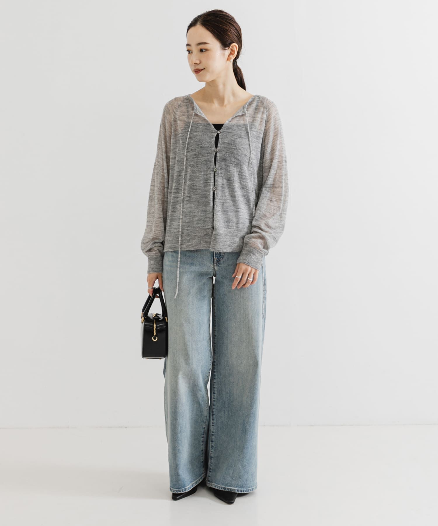 URBAN RESEARCH「ヘアリーショートカーディガン」|カーディガン|