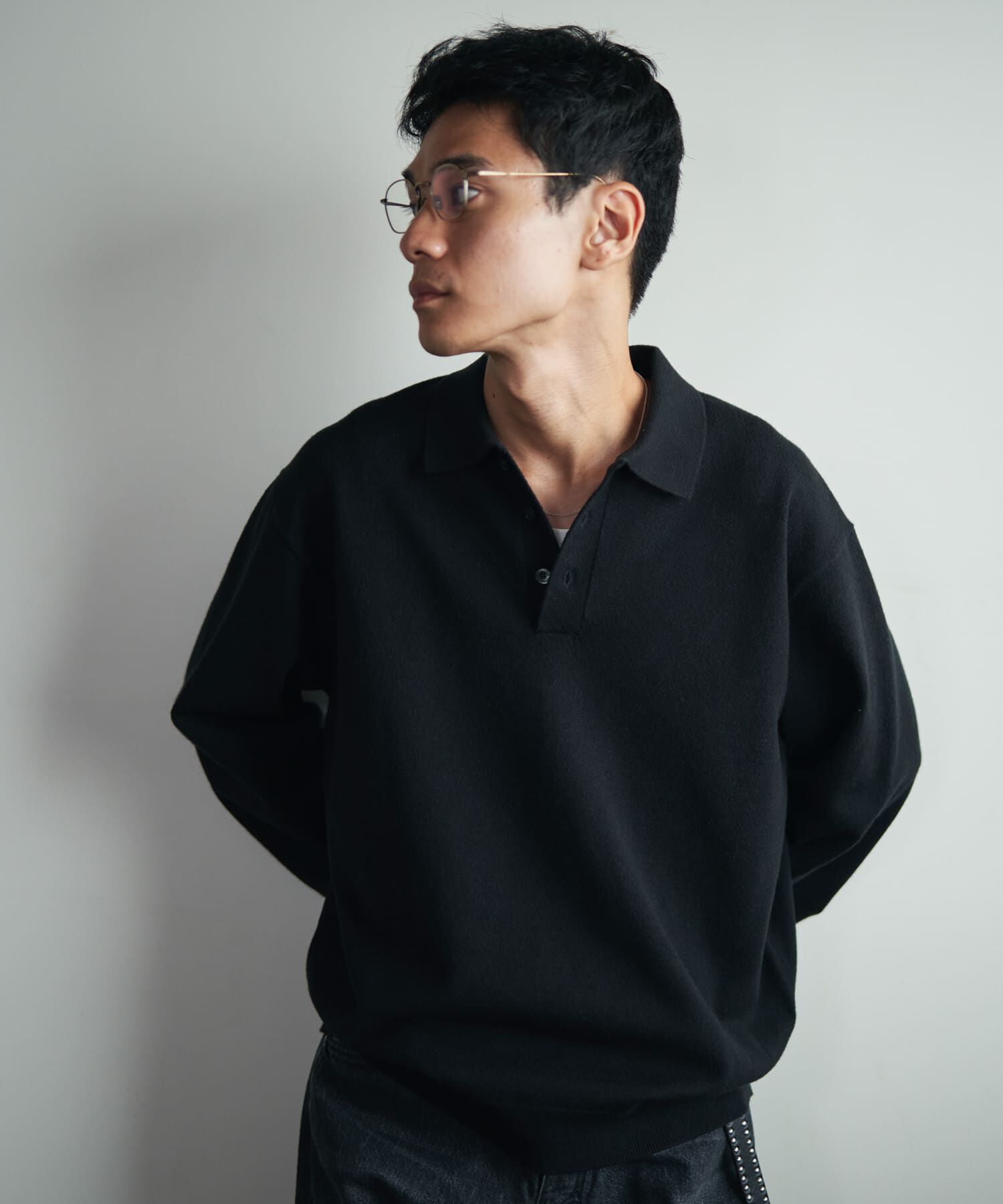 URBAN RESEARCH DOORS「『XLサイズ/WEB限定/仁村紗和さん着用』『UR TECH 200日ニット』 ポロシャツ」|ポロシャツ|