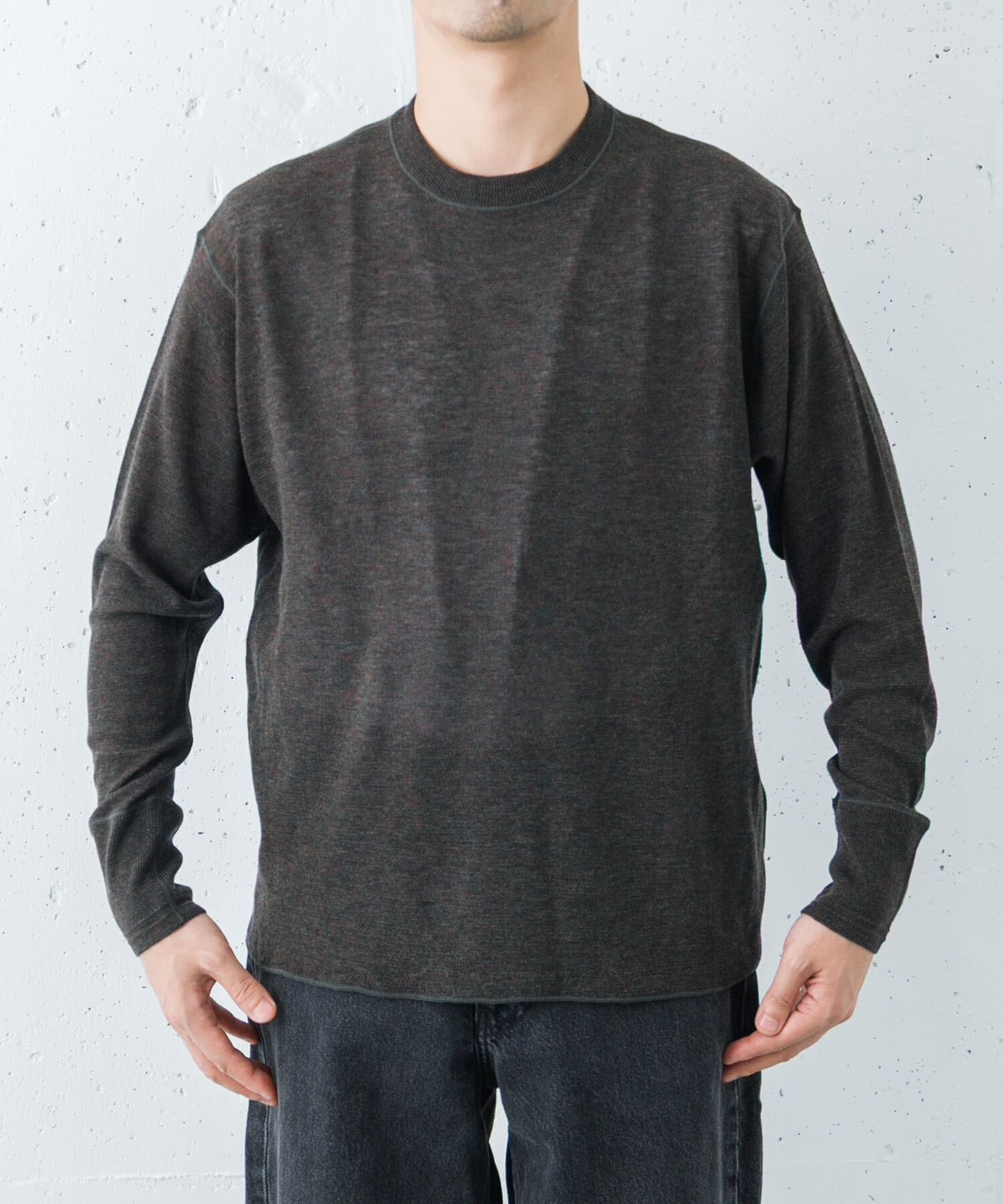 URBAN RESEARCH「new basic　LOA LONG-SLEEVE KNIT T-SHIRTS」|Tシャツ・カットソー|