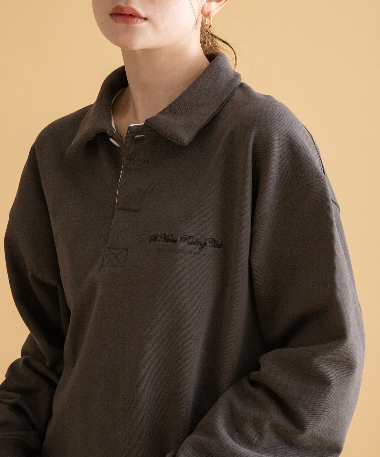 Sonny Label 「GEM SPORTSWEAR　スウェットポロシャツ」|スウェット・ジャージ|