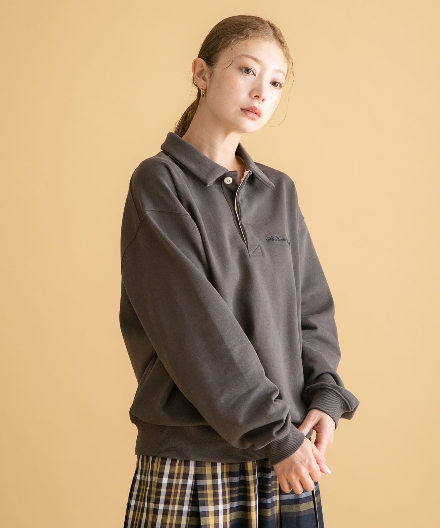 Sonny Label 「GEM SPORTSWEAR　スウェットポロシャツ」|スウェット・ジャージ|