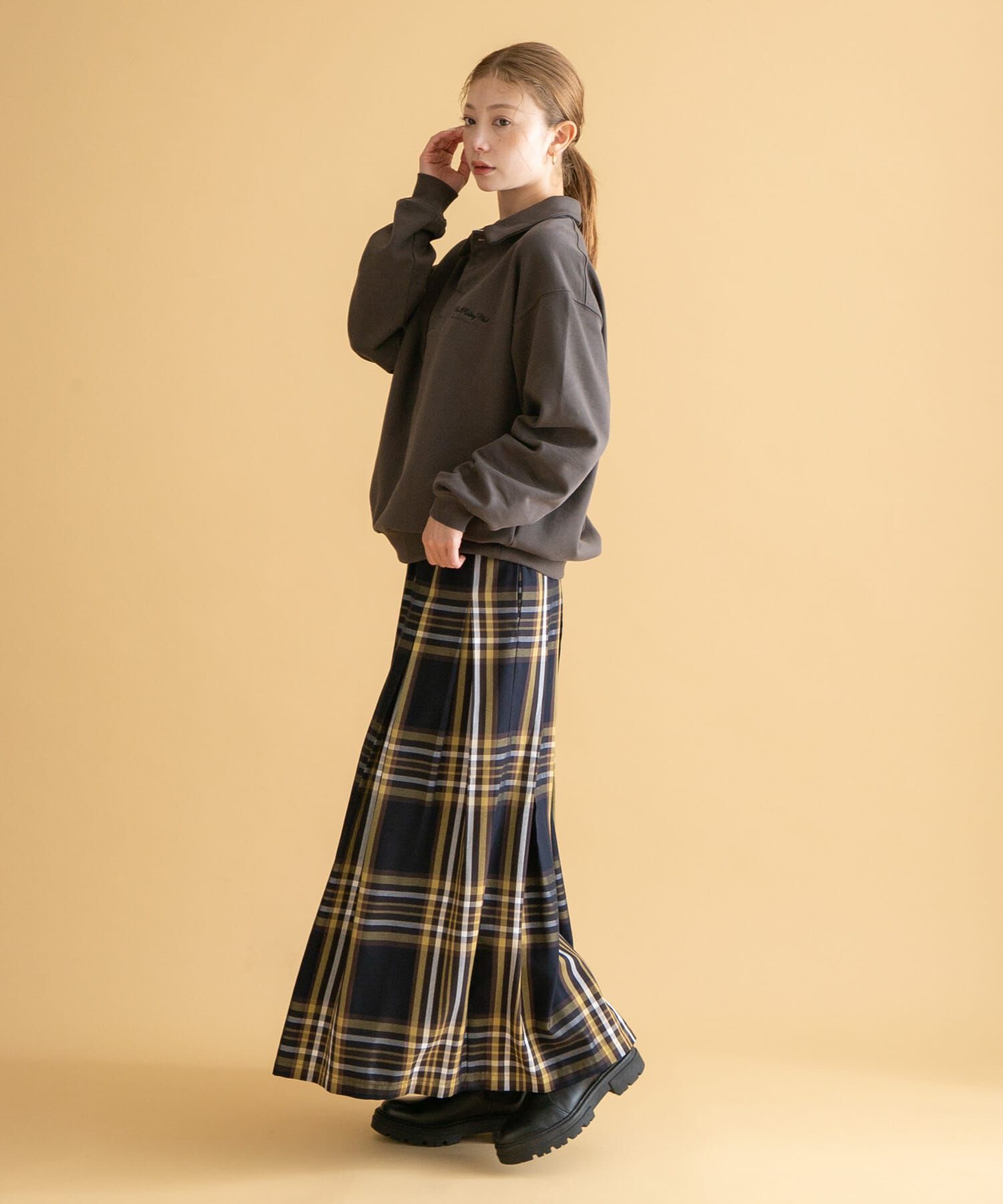 Sonny Label 「GEM SPORTSWEAR　スウェットポロシャツ」|スウェット・ジャージ|