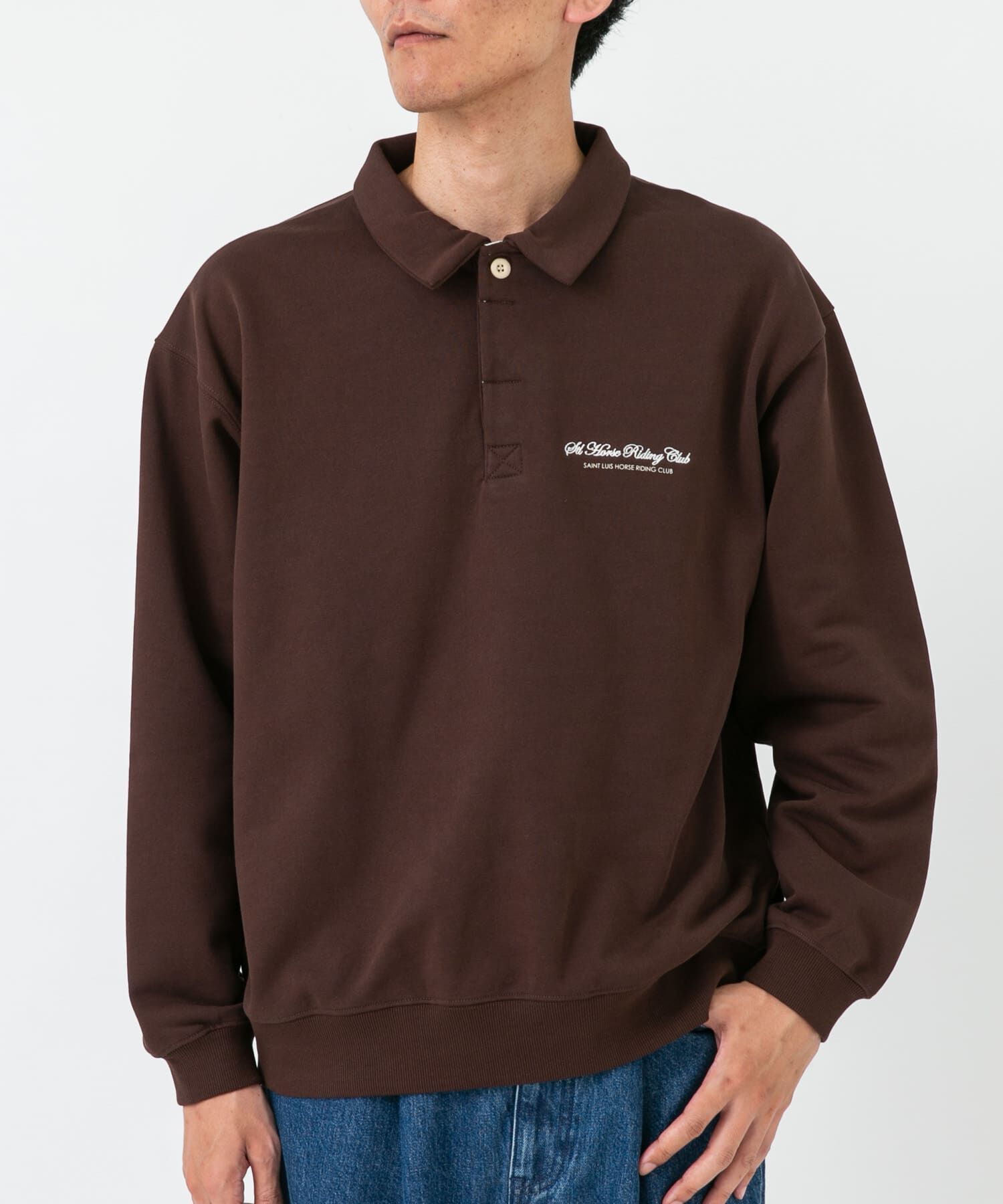 Sonny Label 「GEM SPORTSWEAR　スウェットポロシャツ」|スウェット・ジャージ|