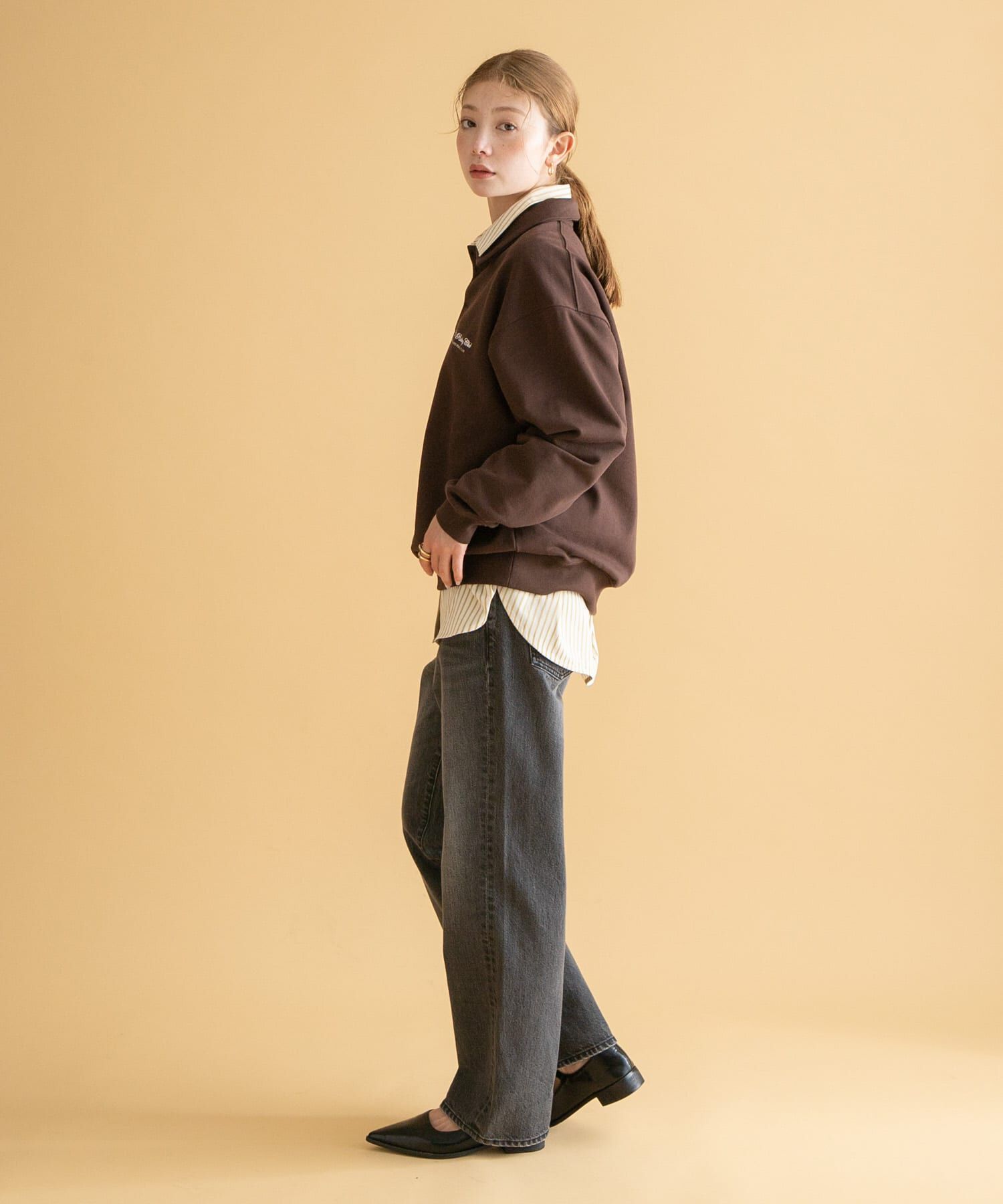 Sonny Label 「GEM SPORTSWEAR　スウェットポロシャツ」|スウェット・ジャージ|