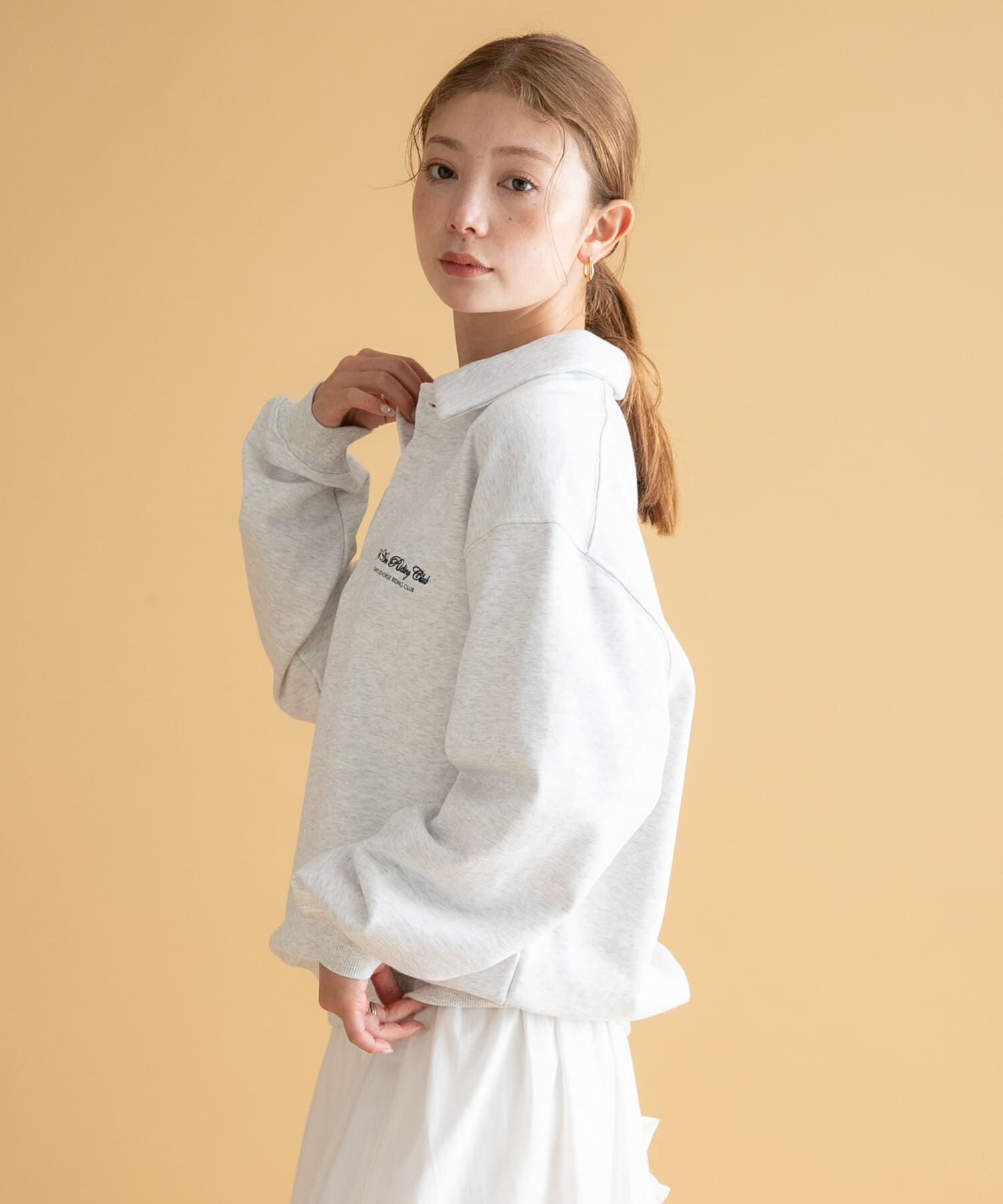 Sonny Label 「GEM SPORTSWEAR　スウェットポロシャツ」|スウェット・ジャージ|
