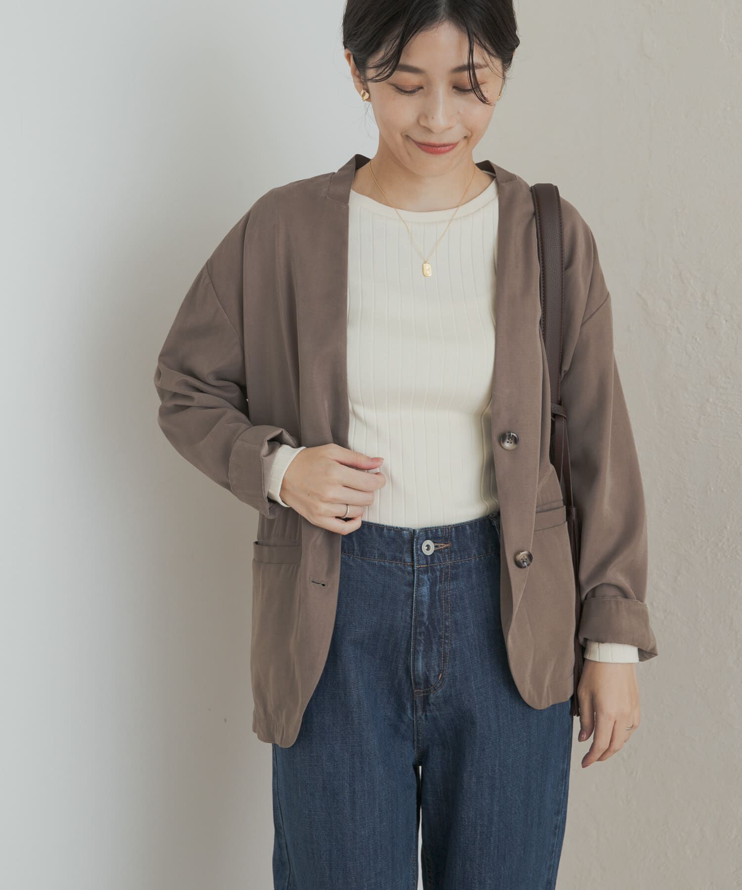 URBAN RESEARCH DOORS「針抜き長袖カットソー」|Tシャツ・カットソー|