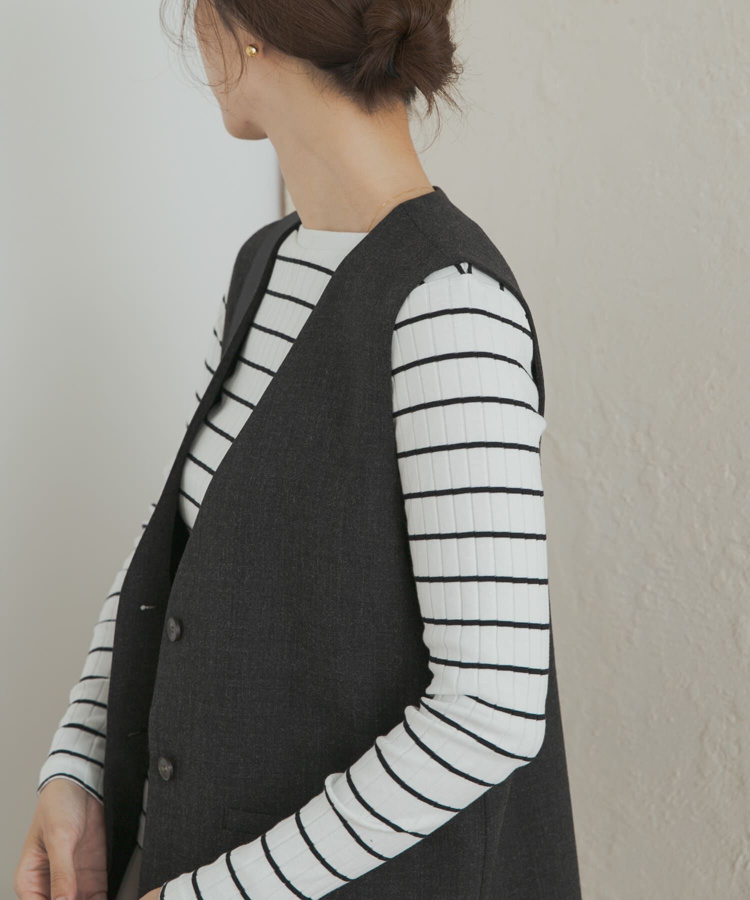 URBAN RESEARCH DOORS「針抜き長袖カットソー」|Tシャツ・カットソー|