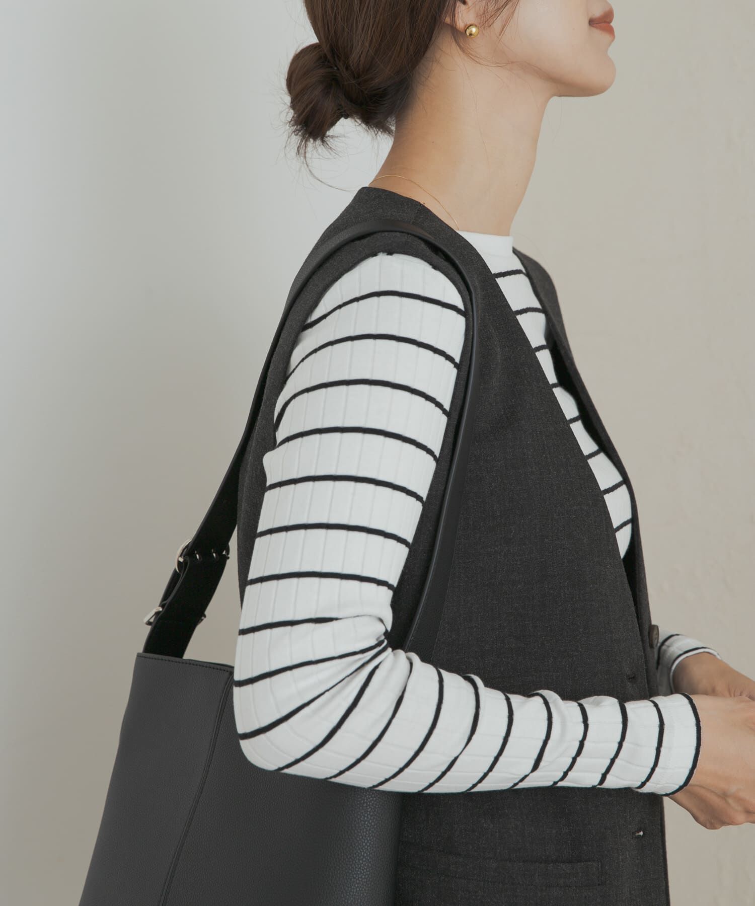 URBAN RESEARCH DOORS「針抜き長袖カットソー」|Tシャツ・カットソー|