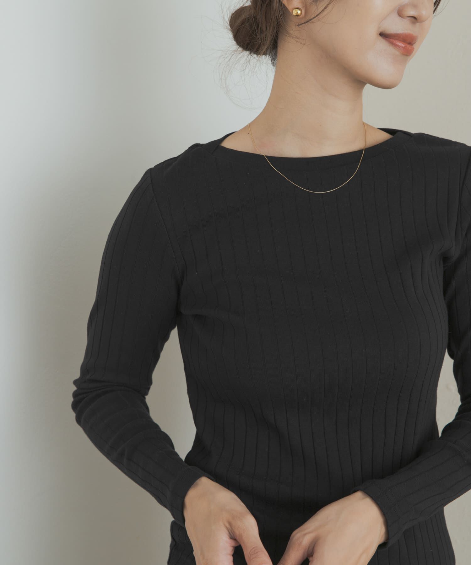 URBAN RESEARCH DOORS「針抜き長袖カットソー」|Tシャツ・カットソー|