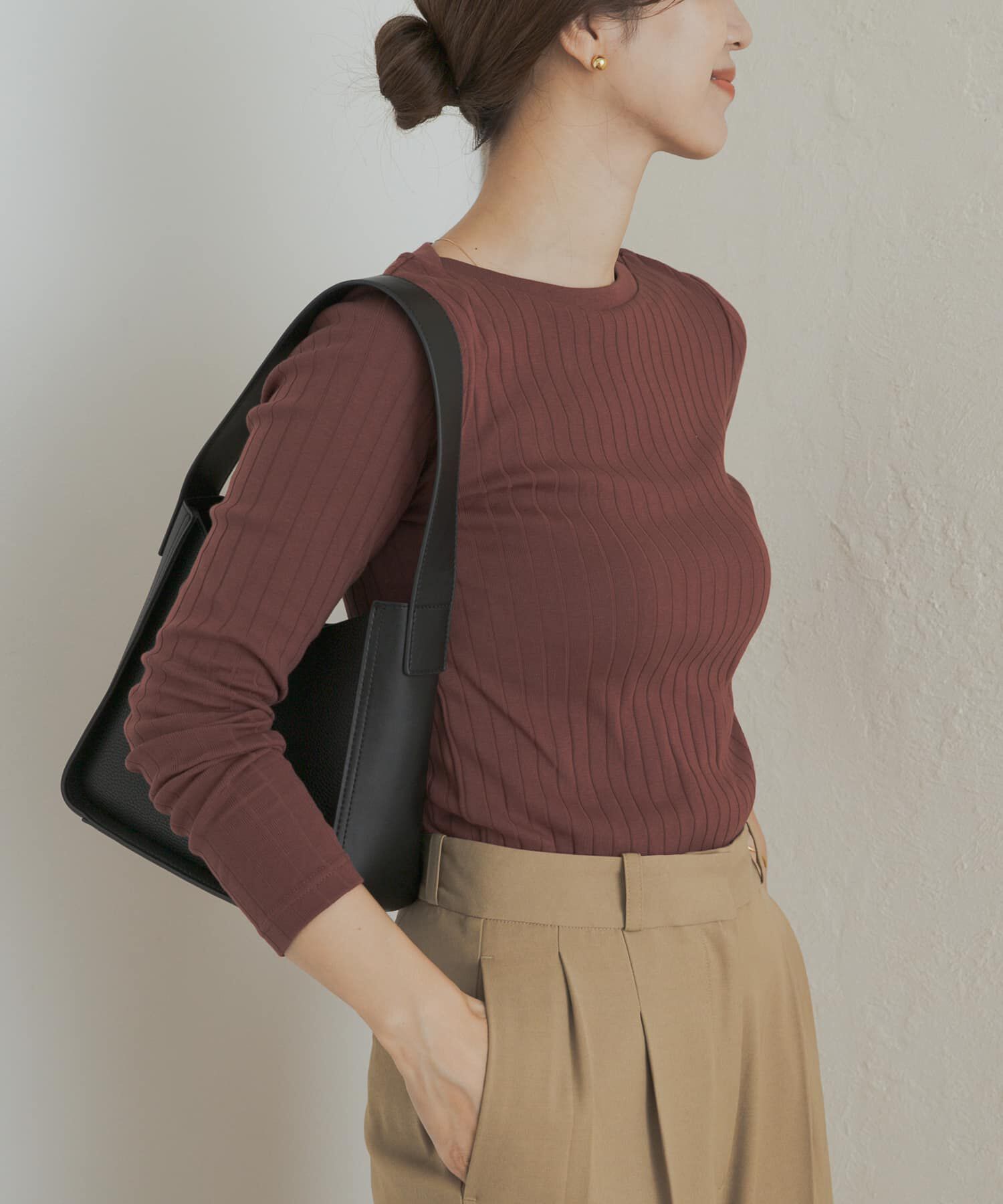 URBAN RESEARCH DOORS「針抜き長袖カットソー」|Tシャツ・カットソー|