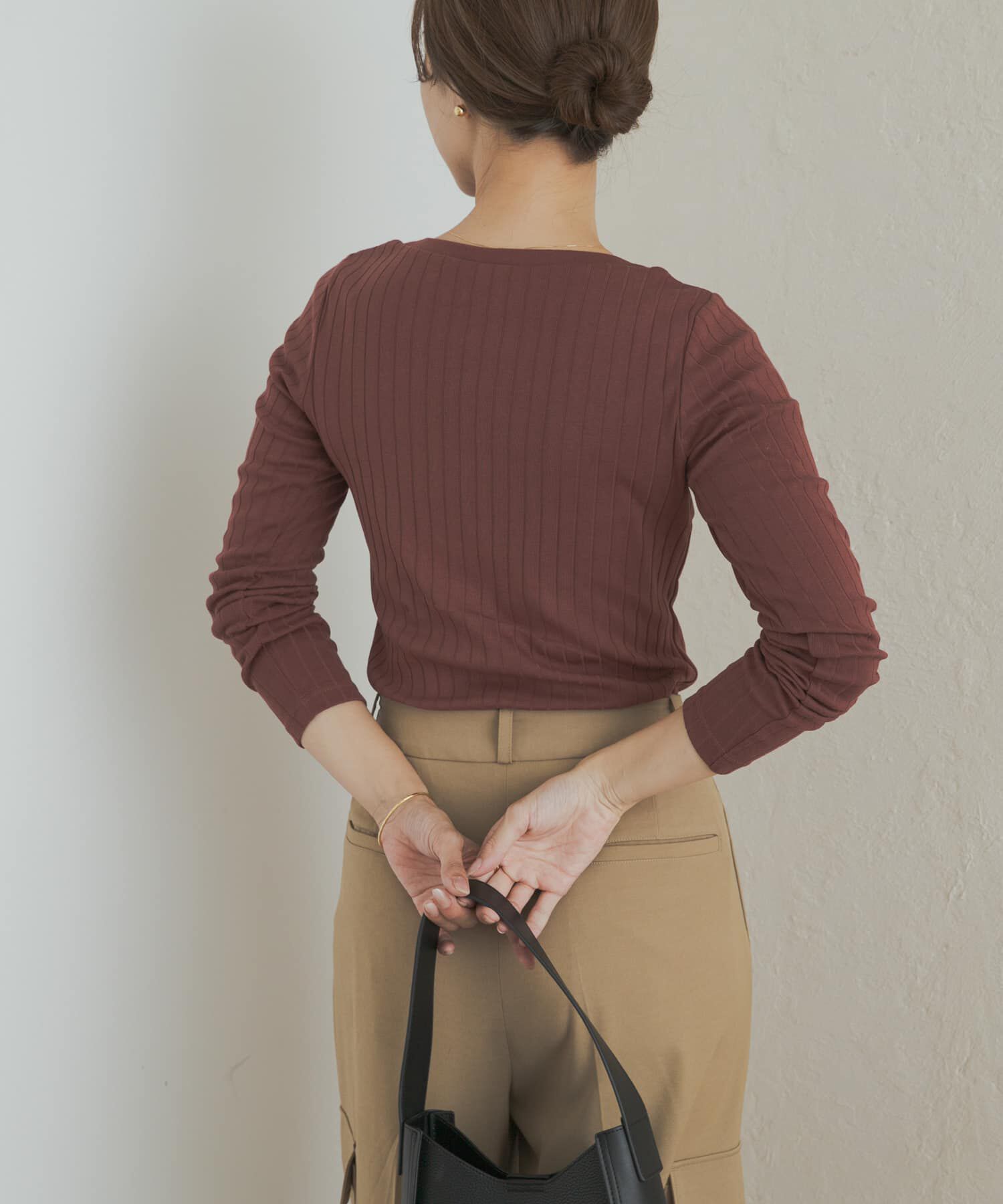 URBAN RESEARCH DOORS「針抜き長袖カットソー」|Tシャツ・カットソー|