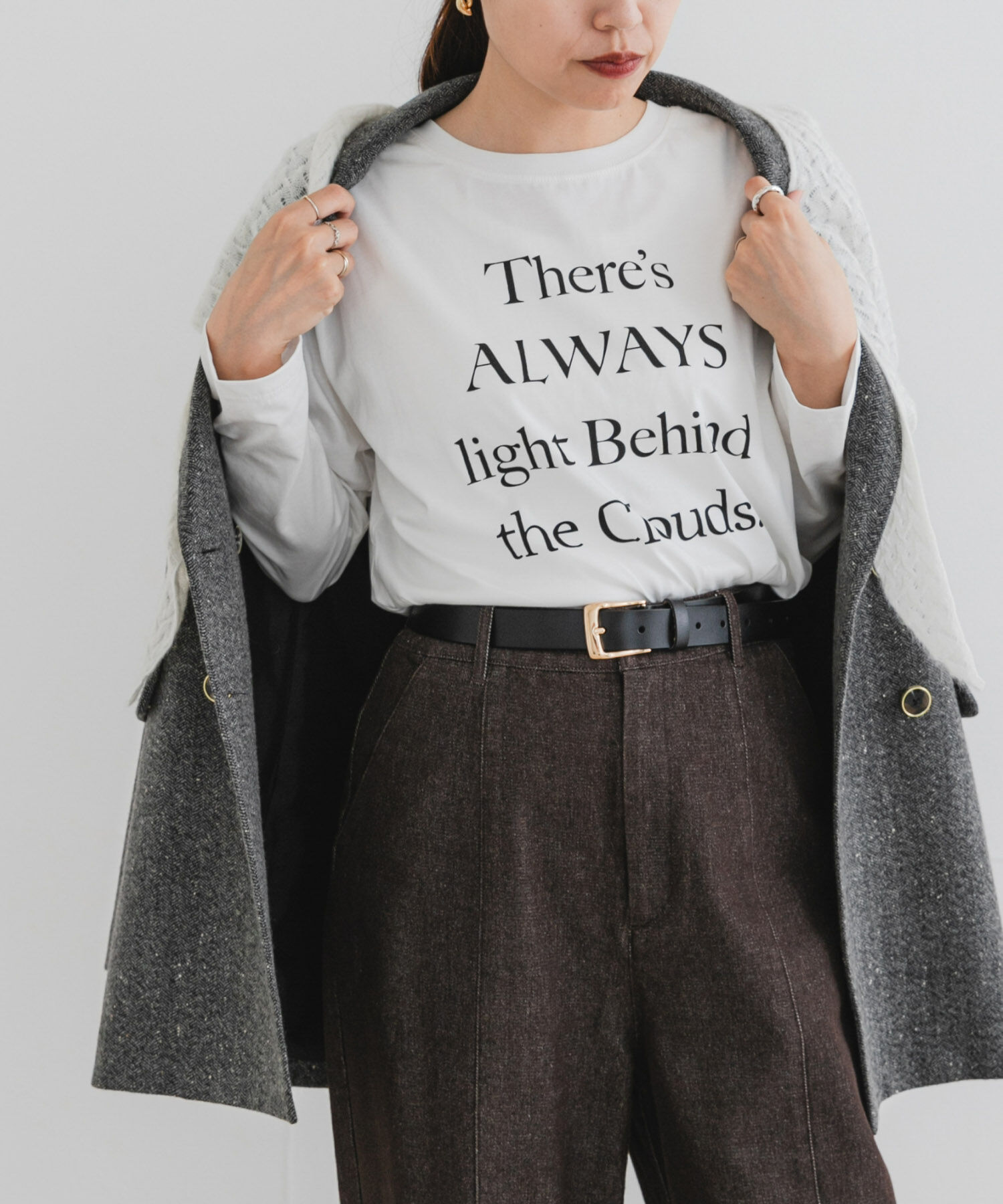 URBAN RESEARCH ROSSO「F by ROSSO　ロゴプリントTシャツ」|Tシャツ・カットソー|