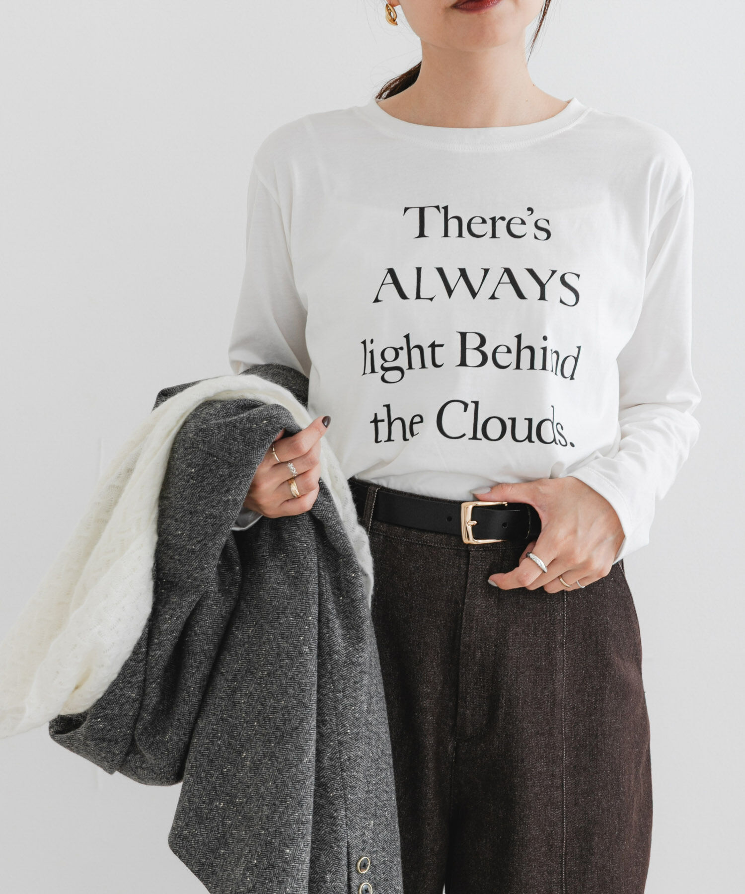 URBAN RESEARCH ROSSO「F by ROSSO　ロゴプリントTシャツ」|Tシャツ・カットソー|