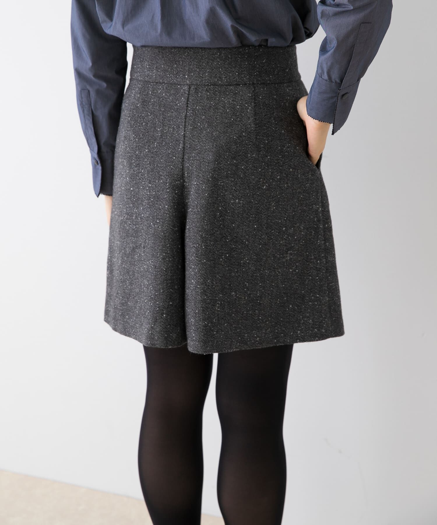 URBAN RESEARCH ROSSO「F by ROSSO　ヘリンボンツイードスカート風キュロット」|その他|