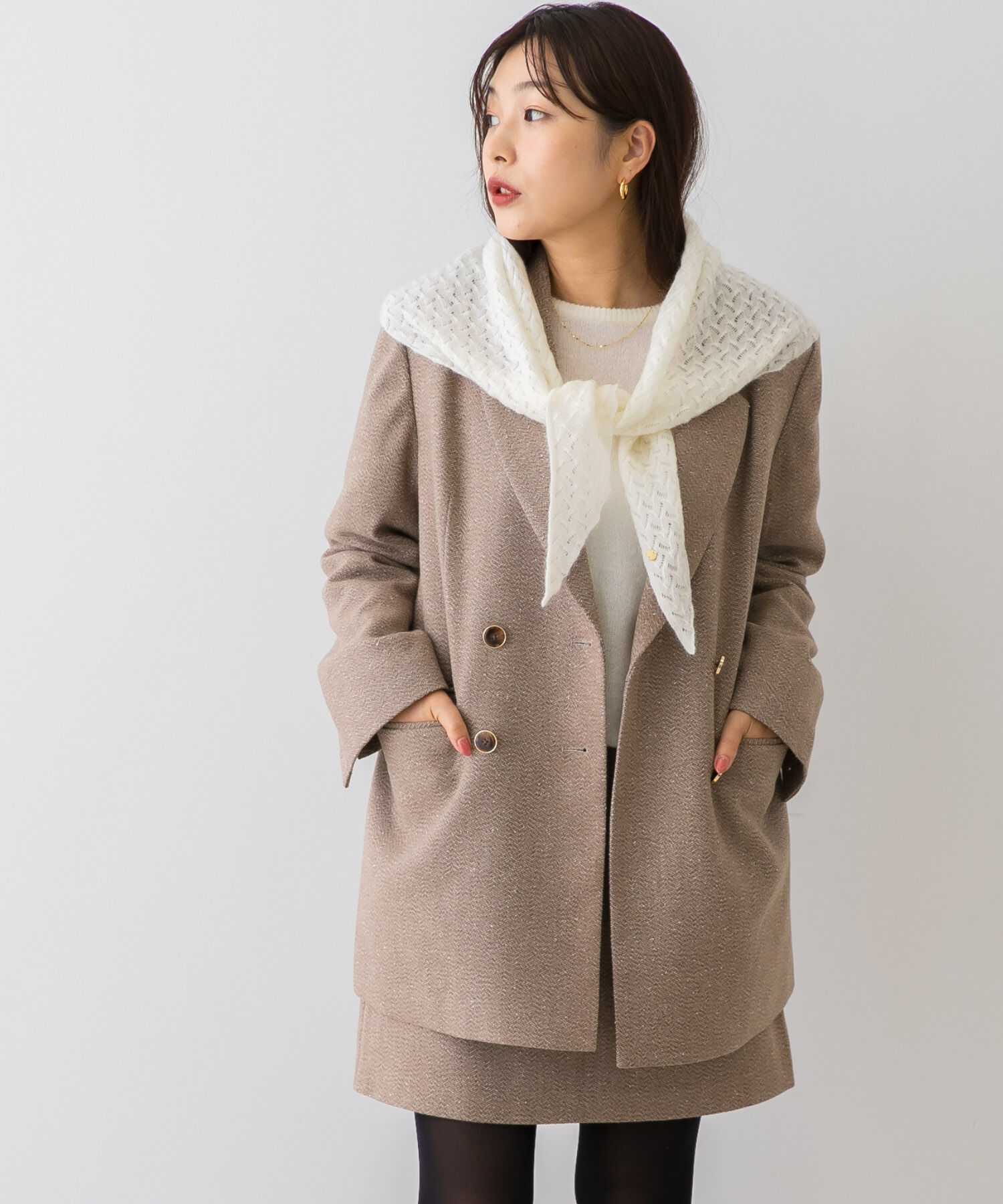 URBAN RESEARCH ROSSO「F by ROSSO　ヘリンボンネップツイードジャケット」|その他|