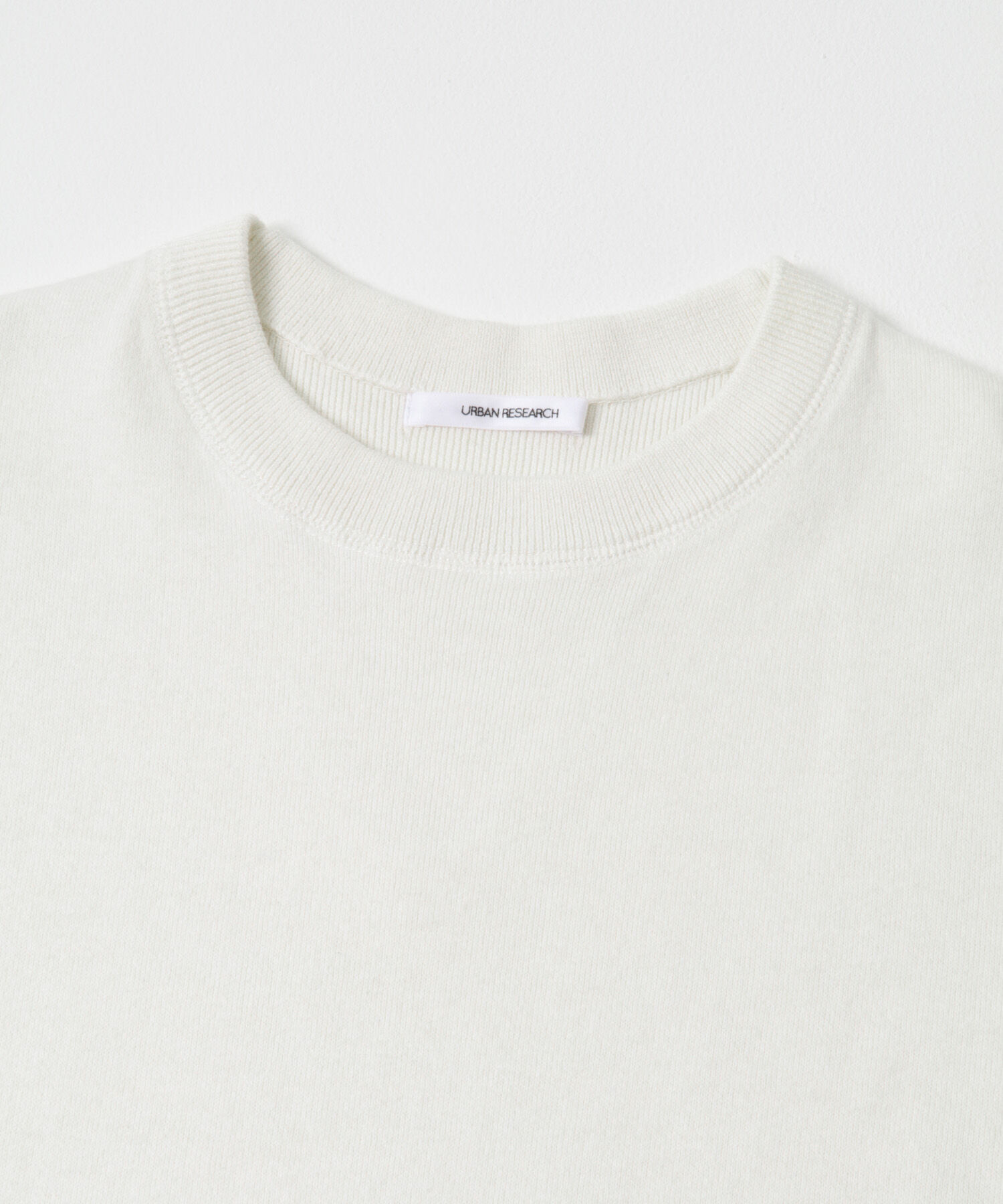 URBAN RESEARCH「コットンカシミヤハーフスリーブニット」|ニット・セーター|