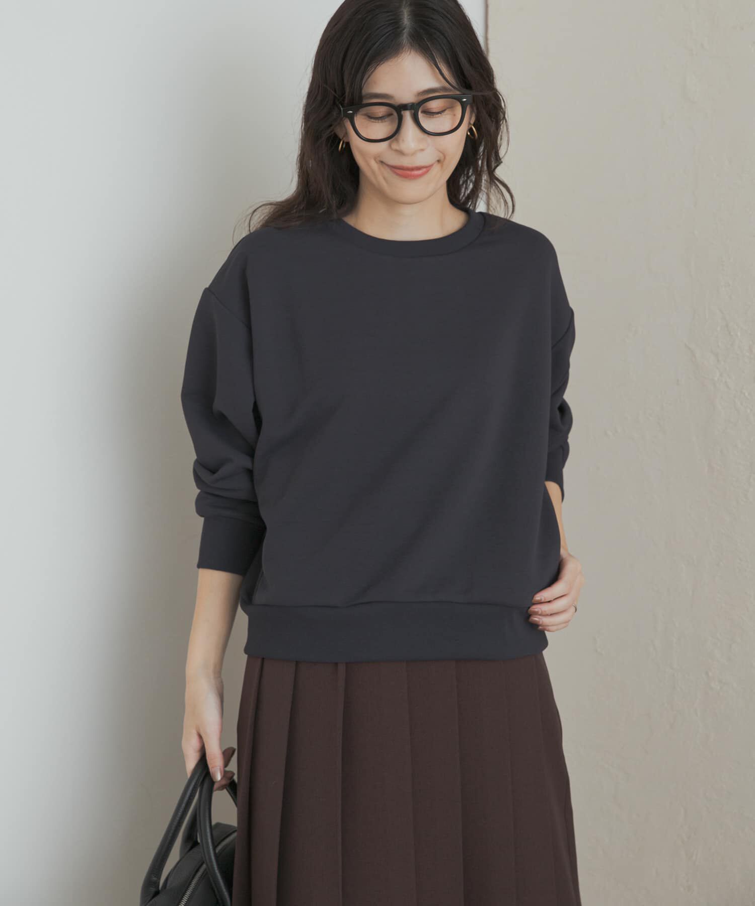 URBAN RESEARCH DOORS「速乾裏毛サイドポケットプルオーバー」|Tシャツ・カットソー|