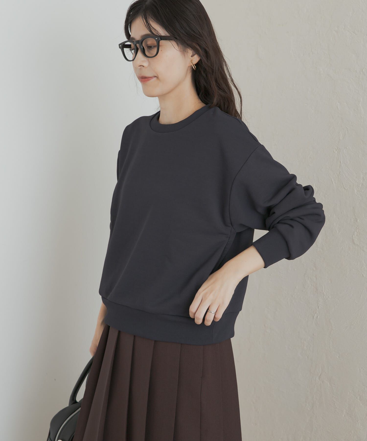 URBAN RESEARCH DOORS「速乾裏毛サイドポケットプルオーバー」|Tシャツ・カットソー|