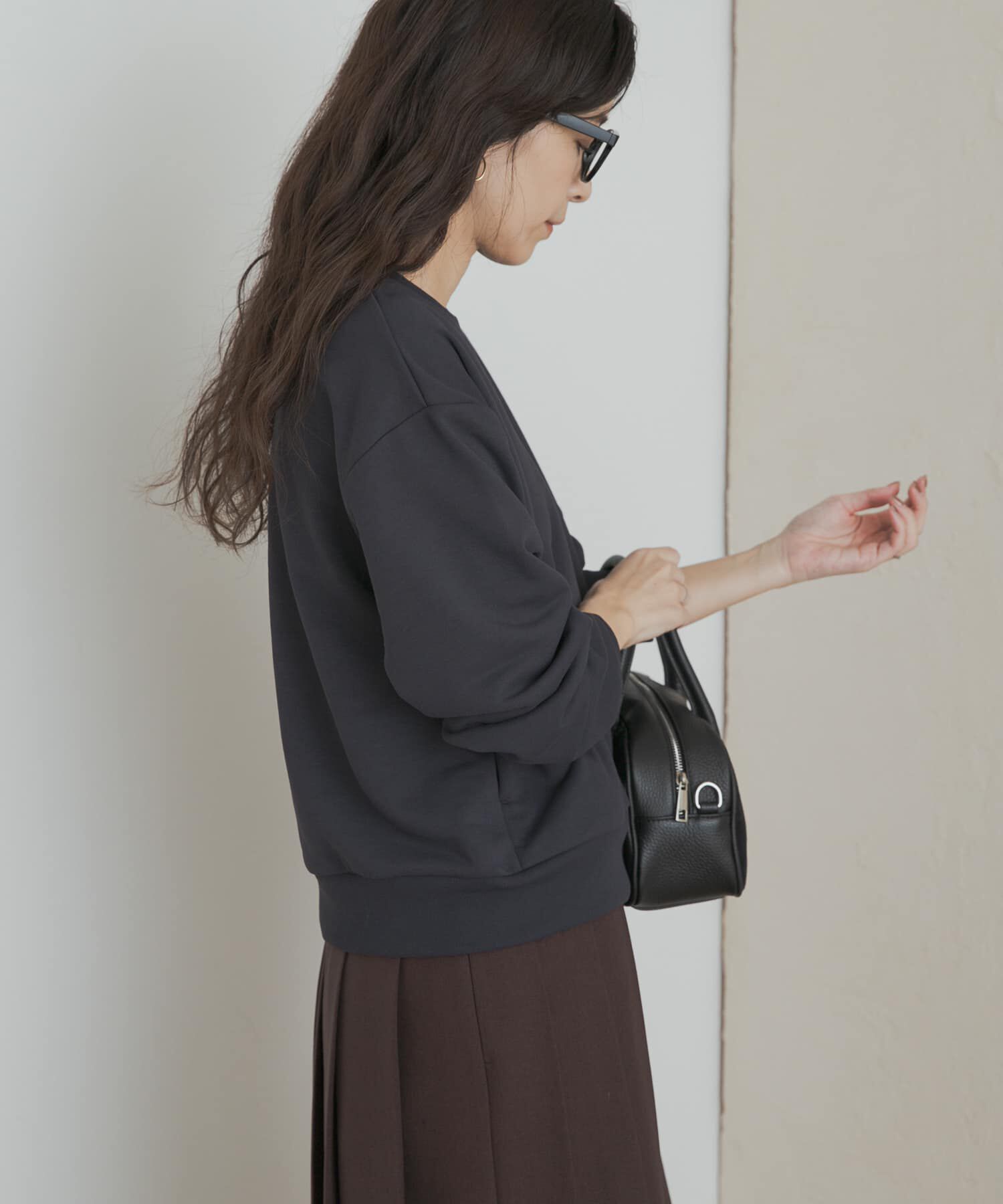 URBAN RESEARCH DOORS「速乾裏毛サイドポケットプルオーバー」|Tシャツ・カットソー|