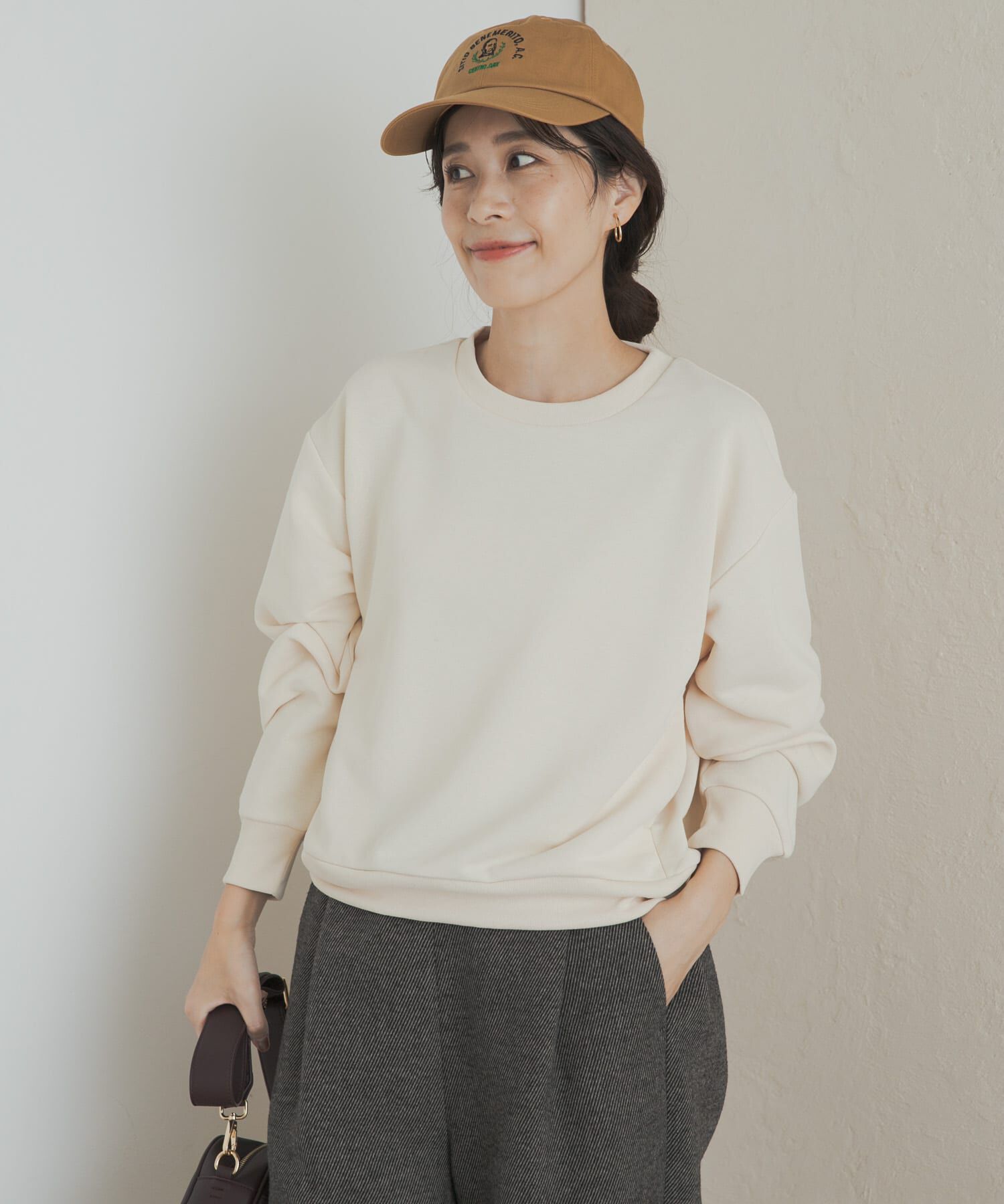 URBAN RESEARCH DOORS「速乾裏毛サイドポケットプルオーバー」|Tシャツ・カットソー|