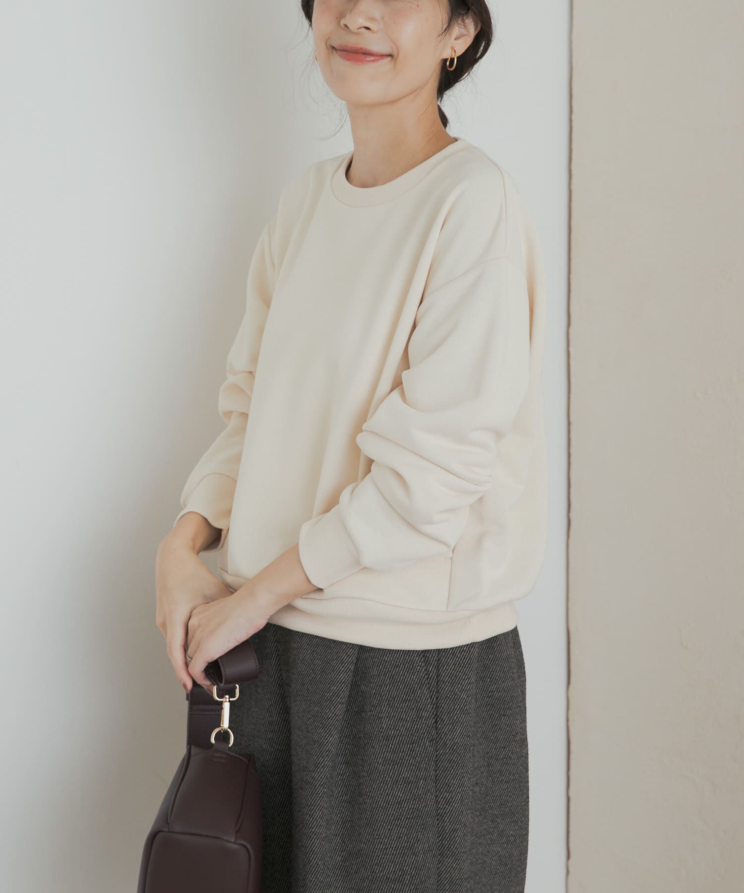 URBAN RESEARCH DOORS「速乾裏毛サイドポケットプルオーバー」|Tシャツ・カットソー|