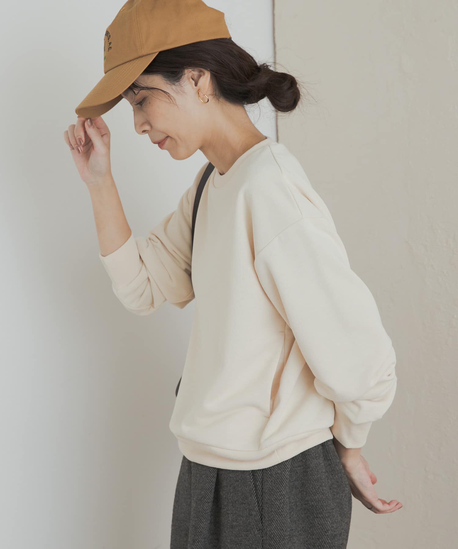 URBAN RESEARCH DOORS「速乾裏毛サイドポケットプルオーバー」|Tシャツ・カットソー|