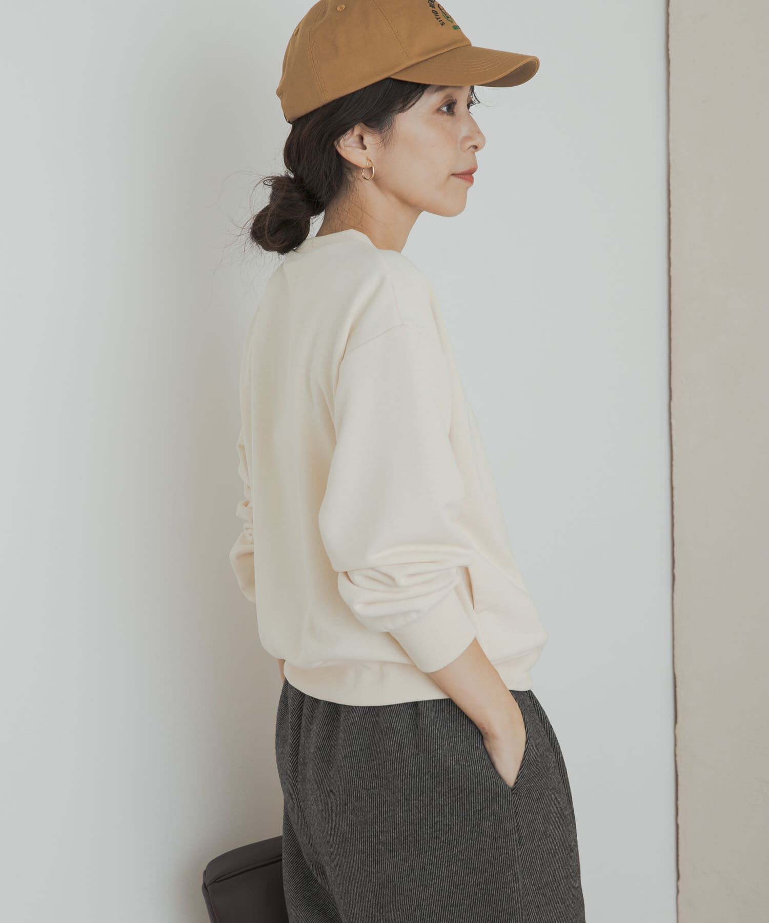 URBAN RESEARCH DOORS「速乾裏毛サイドポケットプルオーバー」|Tシャツ・カットソー|