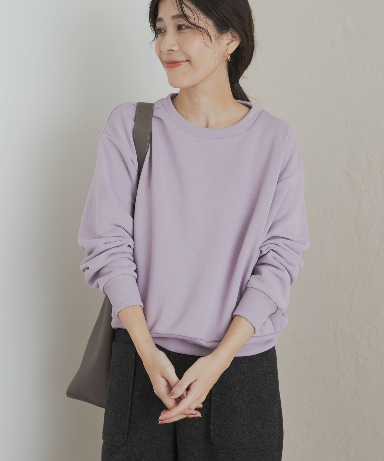 URBAN RESEARCH DOORS「速乾裏毛サイドポケットプルオーバー」|Tシャツ・カットソー|