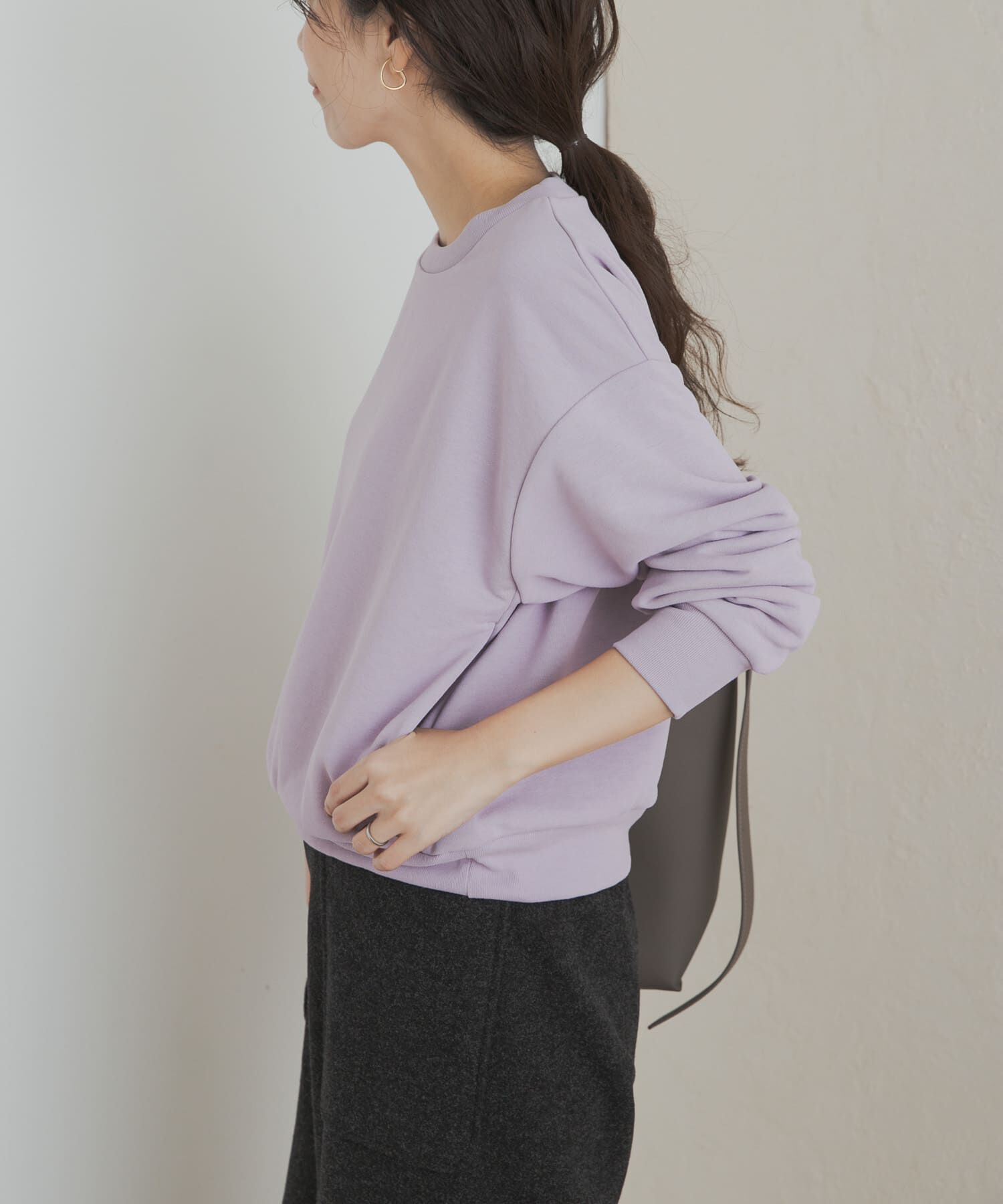 URBAN RESEARCH DOORS「速乾裏毛サイドポケットプルオーバー」|Tシャツ・カットソー|