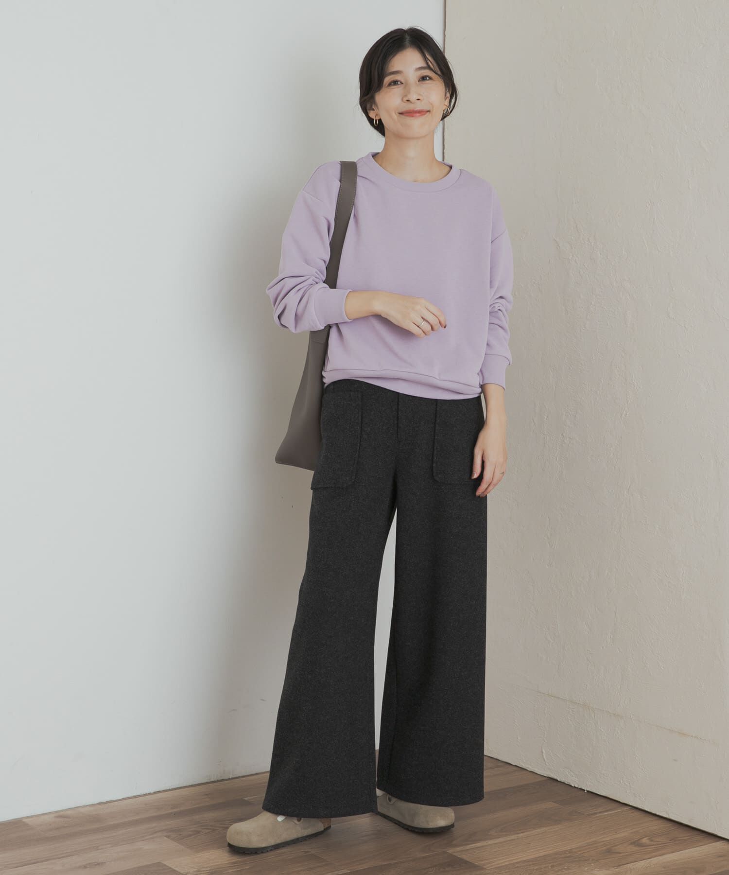 URBAN RESEARCH DOORS「速乾裏毛サイドポケットプルオーバー」|Tシャツ・カットソー|