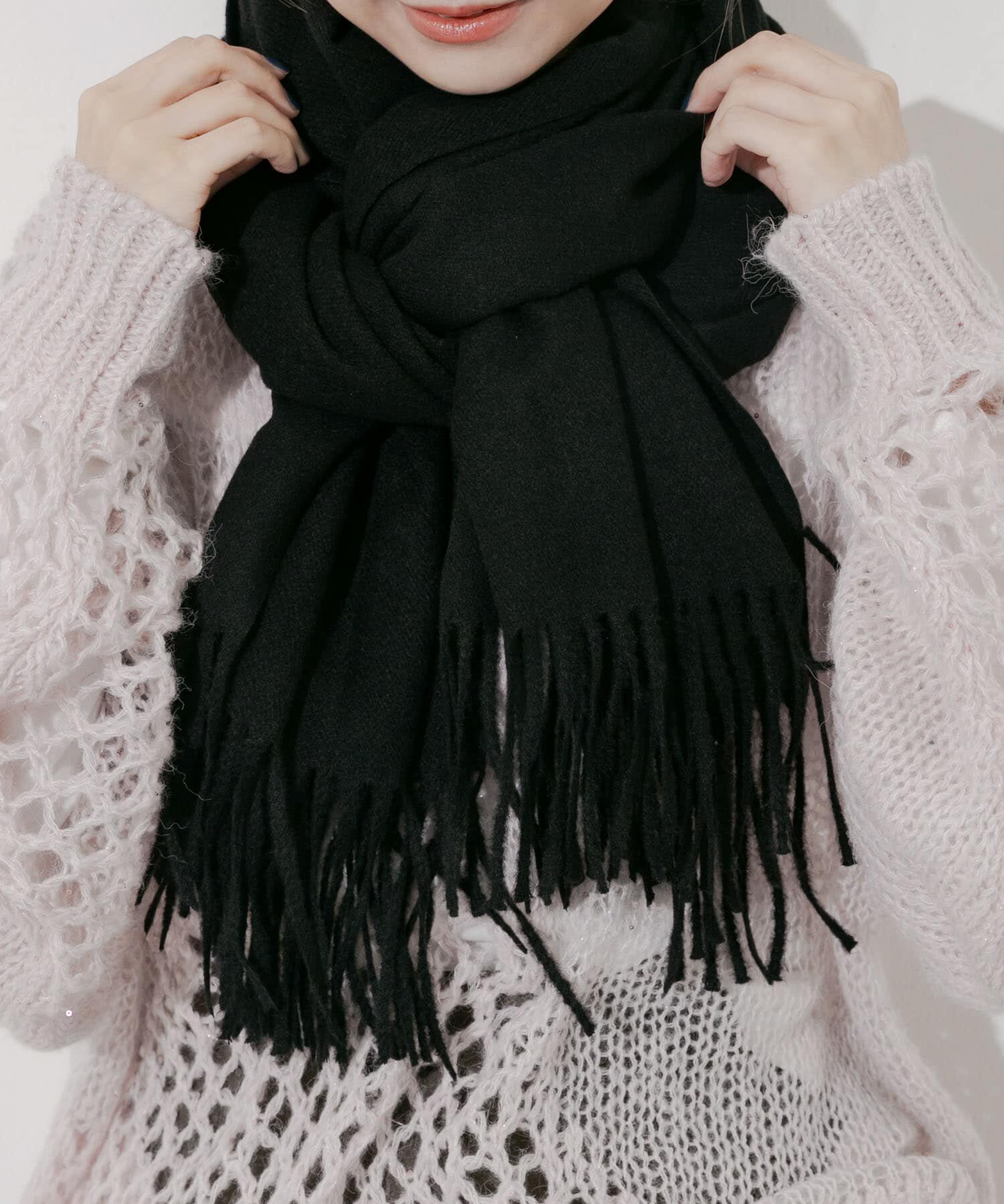 SMELLY「ムジシンプルマフラー」|マフラー|