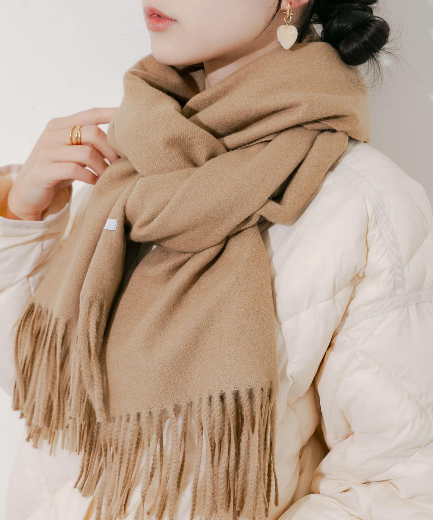 SMELLY「ムジシンプルマフラー」|マフラー|