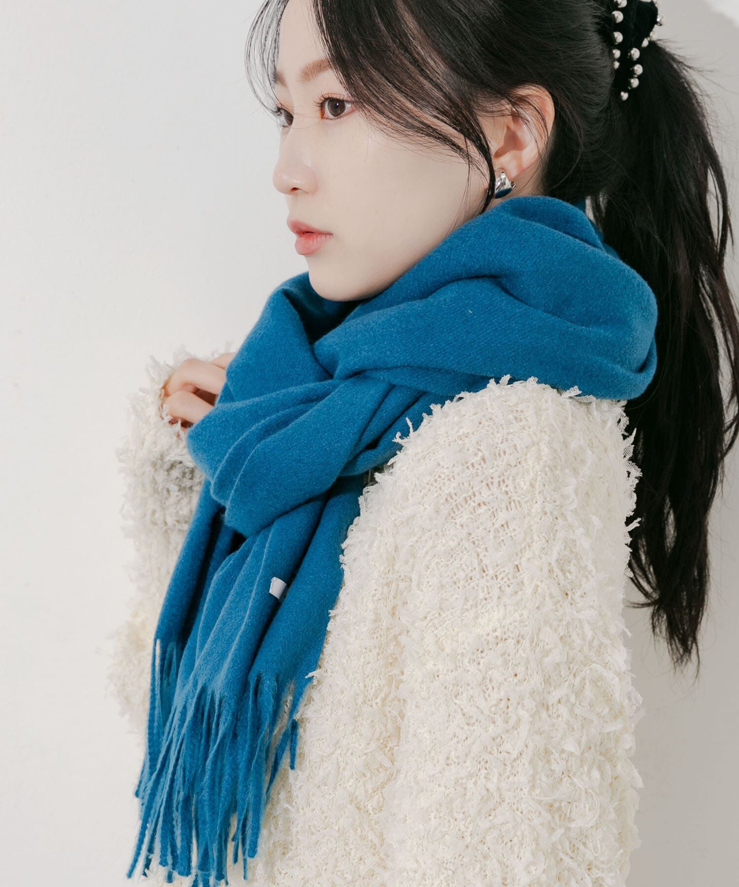 SMELLY「ムジシンプルマフラー」|マフラー|