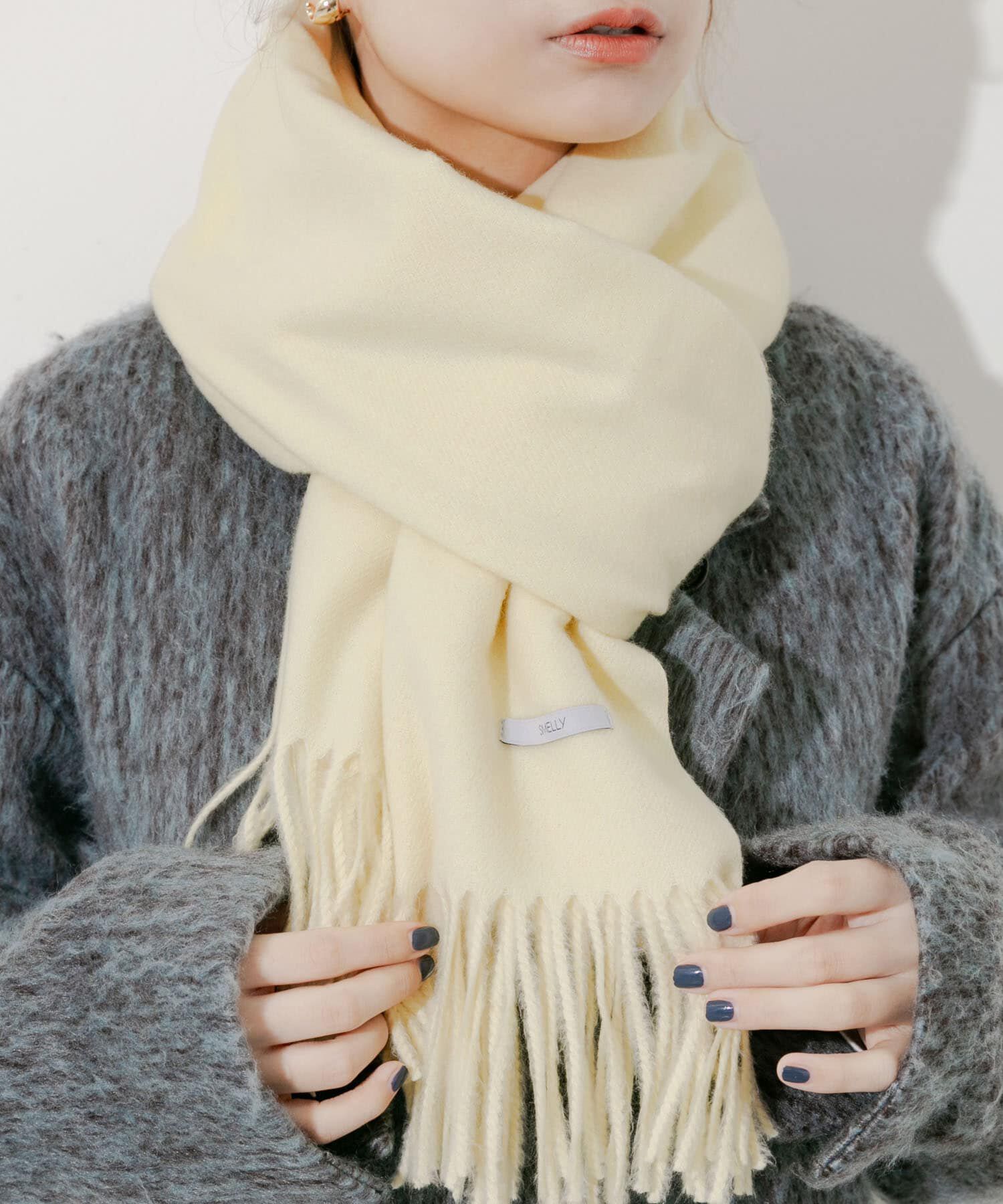 SMELLY「ムジシンプルマフラー」|マフラー|