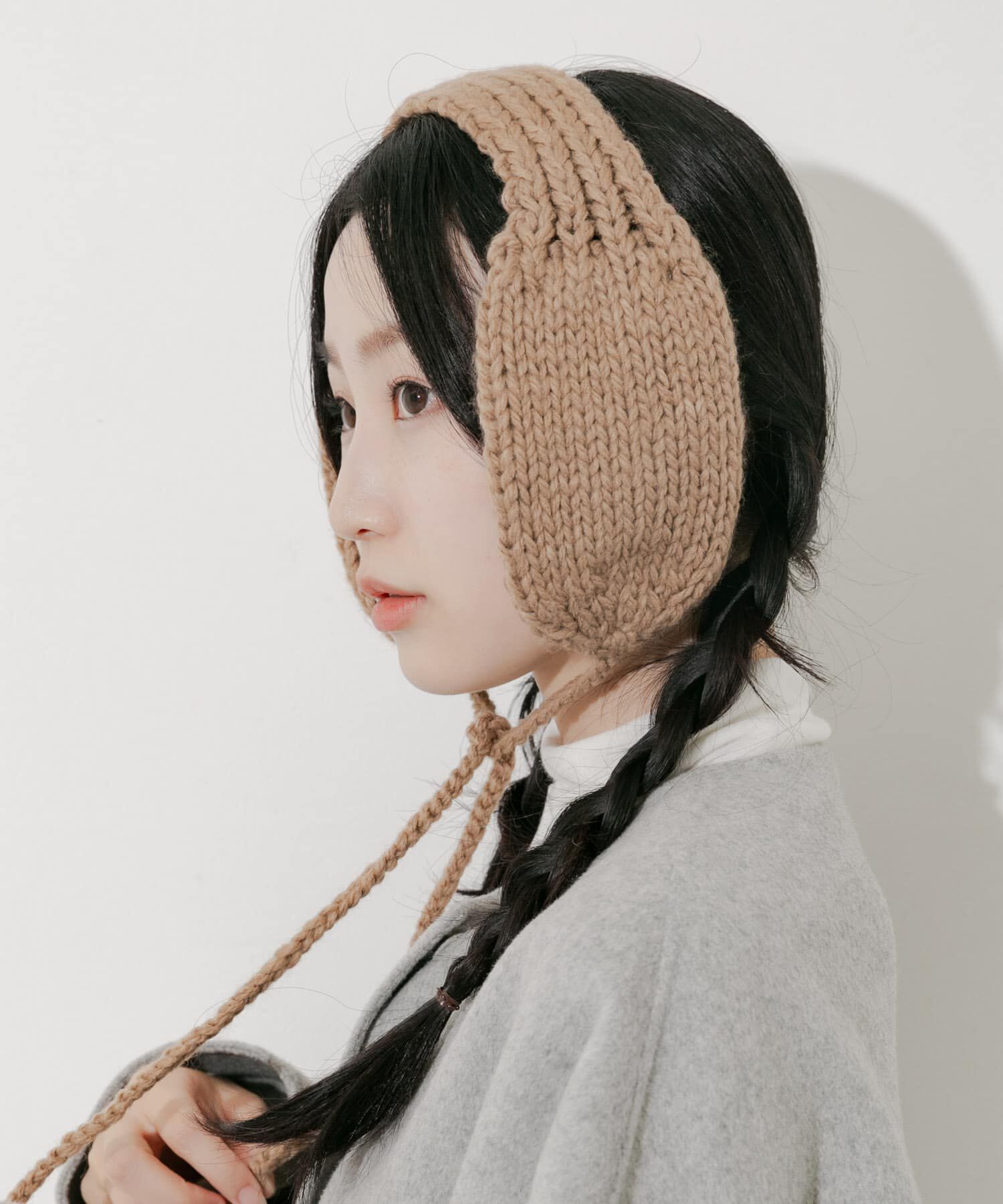 SMELLY「ニットイヤーマフ」|イヤーマフ|