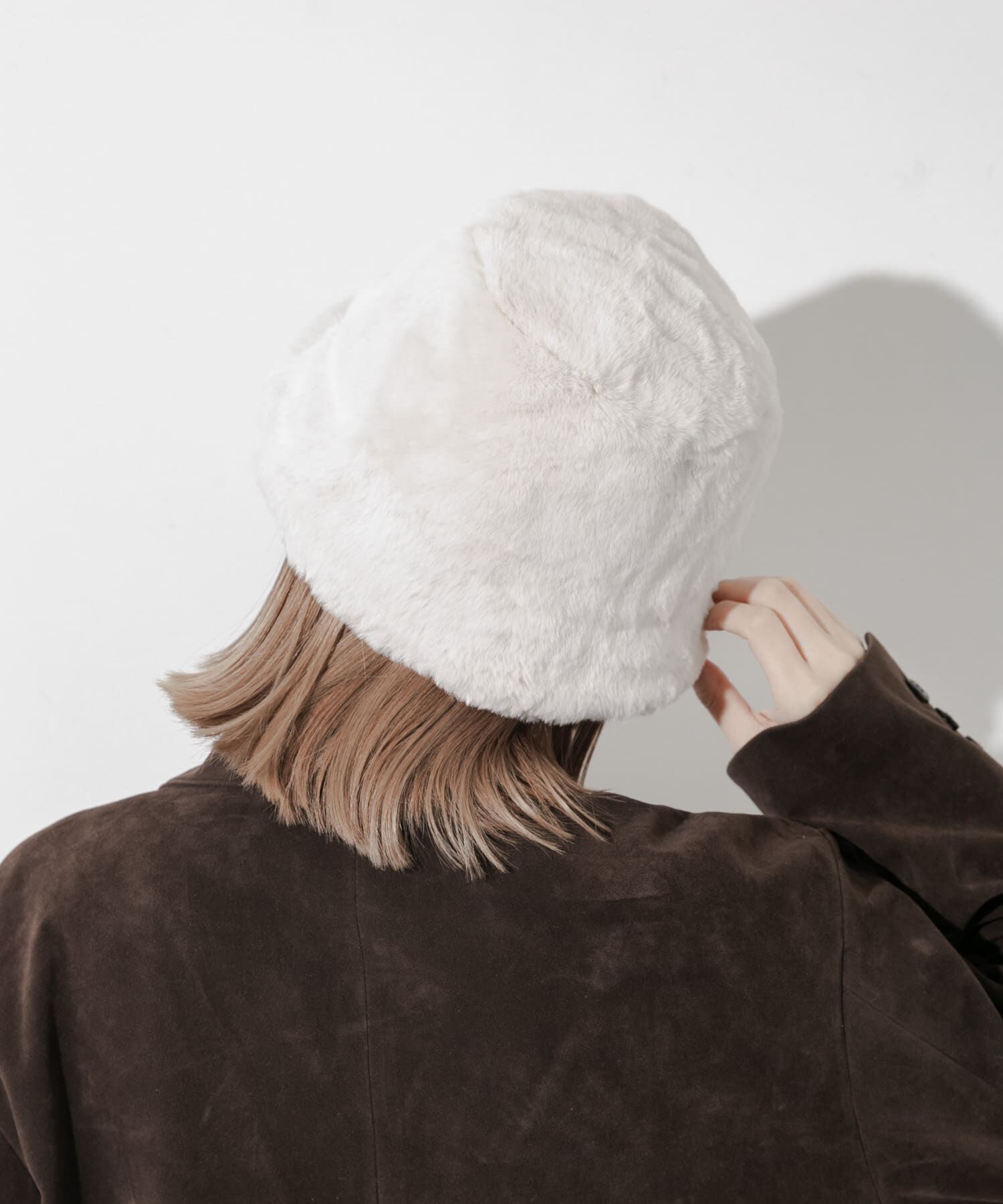 SMELLY「ファーバケットハット」|ハット|