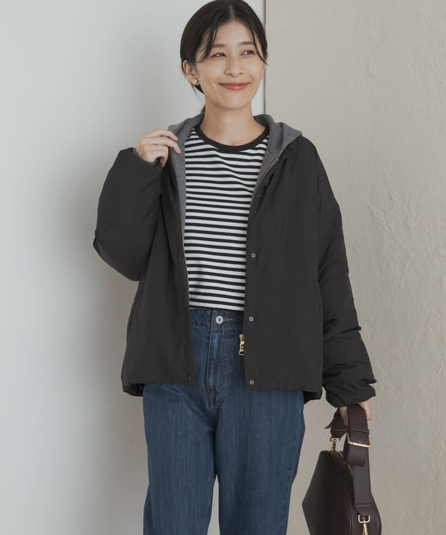 URBAN RESEARCH DOORS「『UR TECH』撥水ポケッタブル中綿ブルゾン」|ブルゾン・スタジャン|