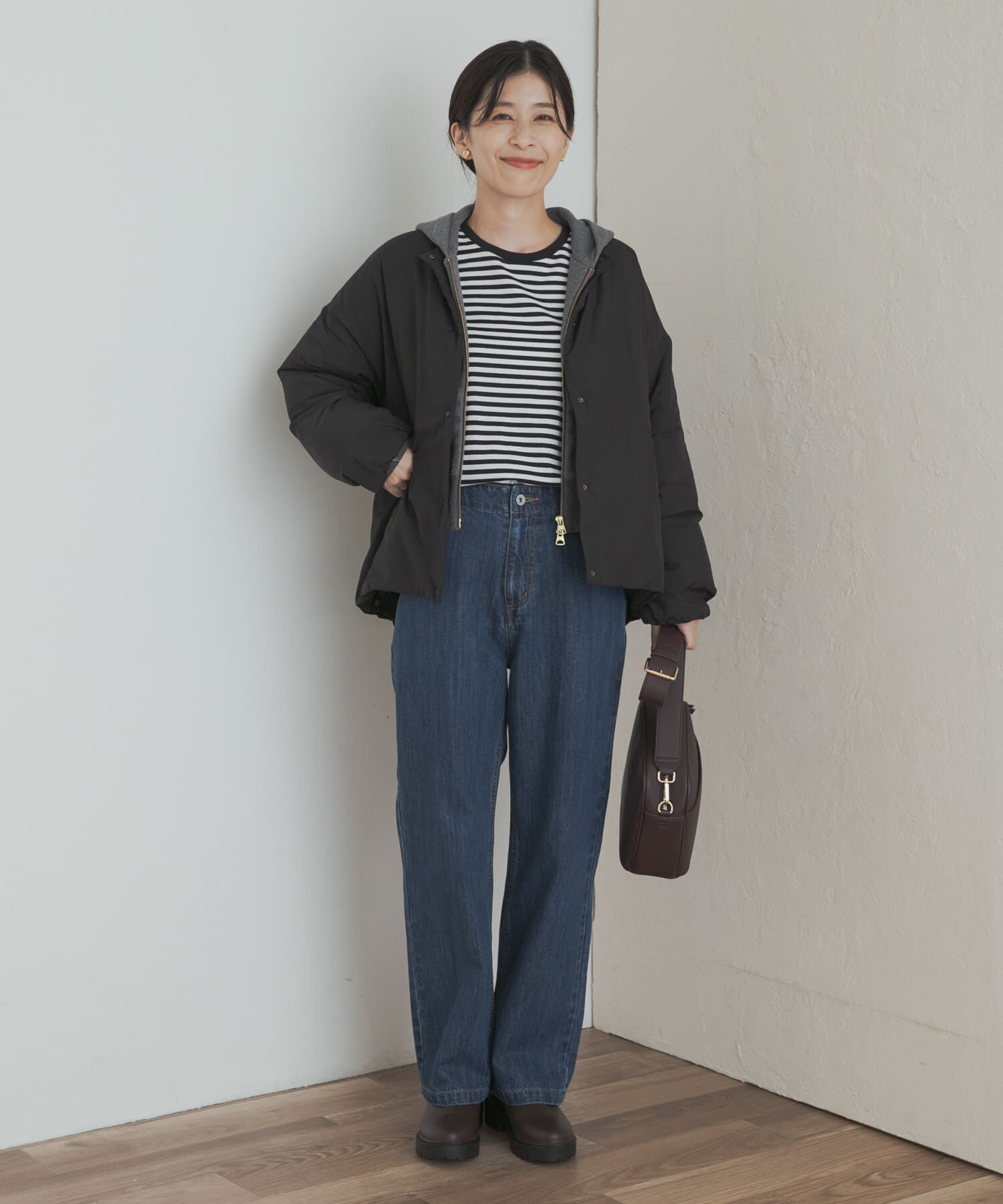 URBAN RESEARCH DOORS「『UR TECH』撥水ポケッタブル中綿ブルゾン」|ブルゾン・スタジャン|