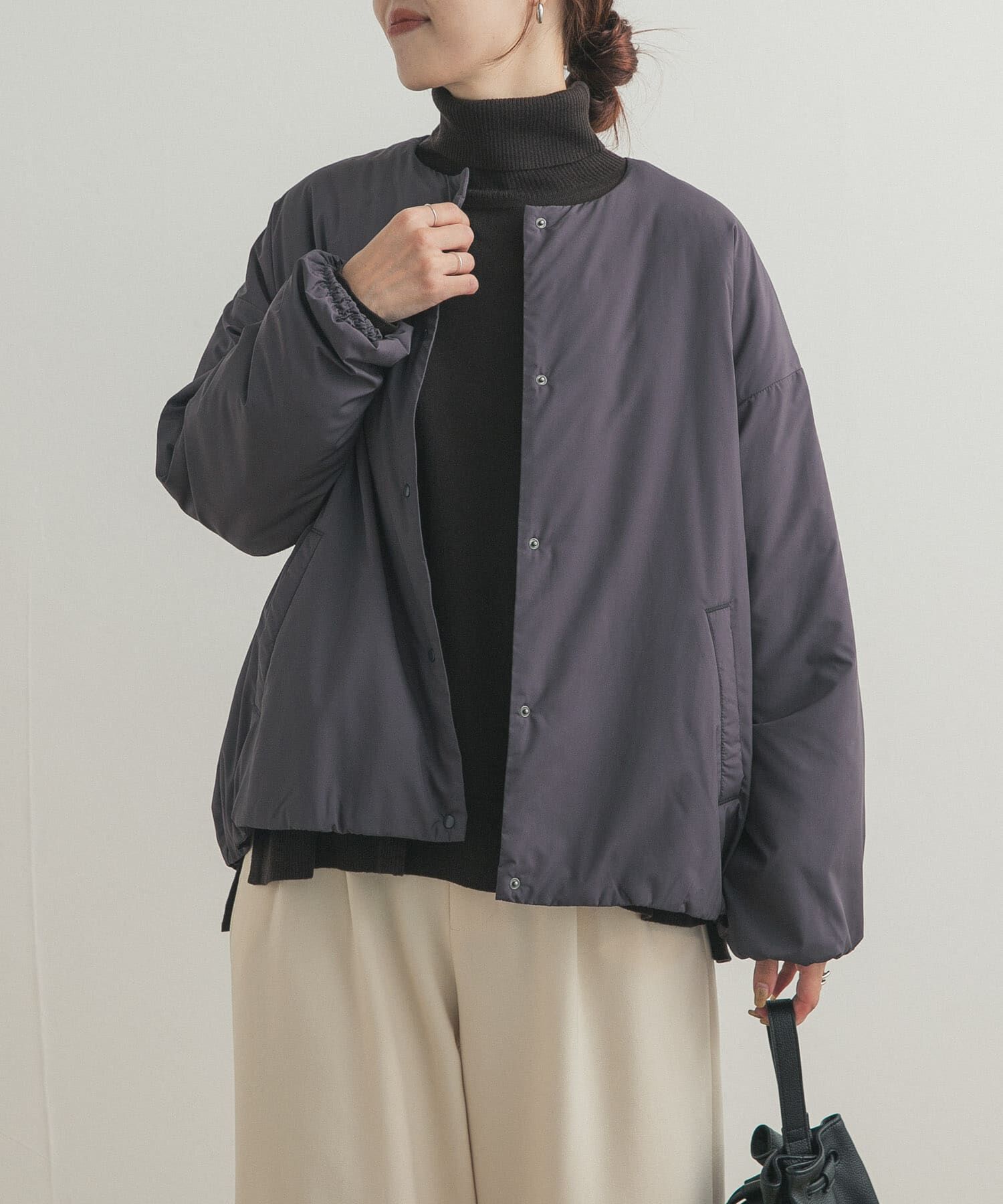 URBAN RESEARCH DOORS「『UR TECH』撥水ポケッタブル中綿ブルゾン」|ブルゾン・スタジャン|