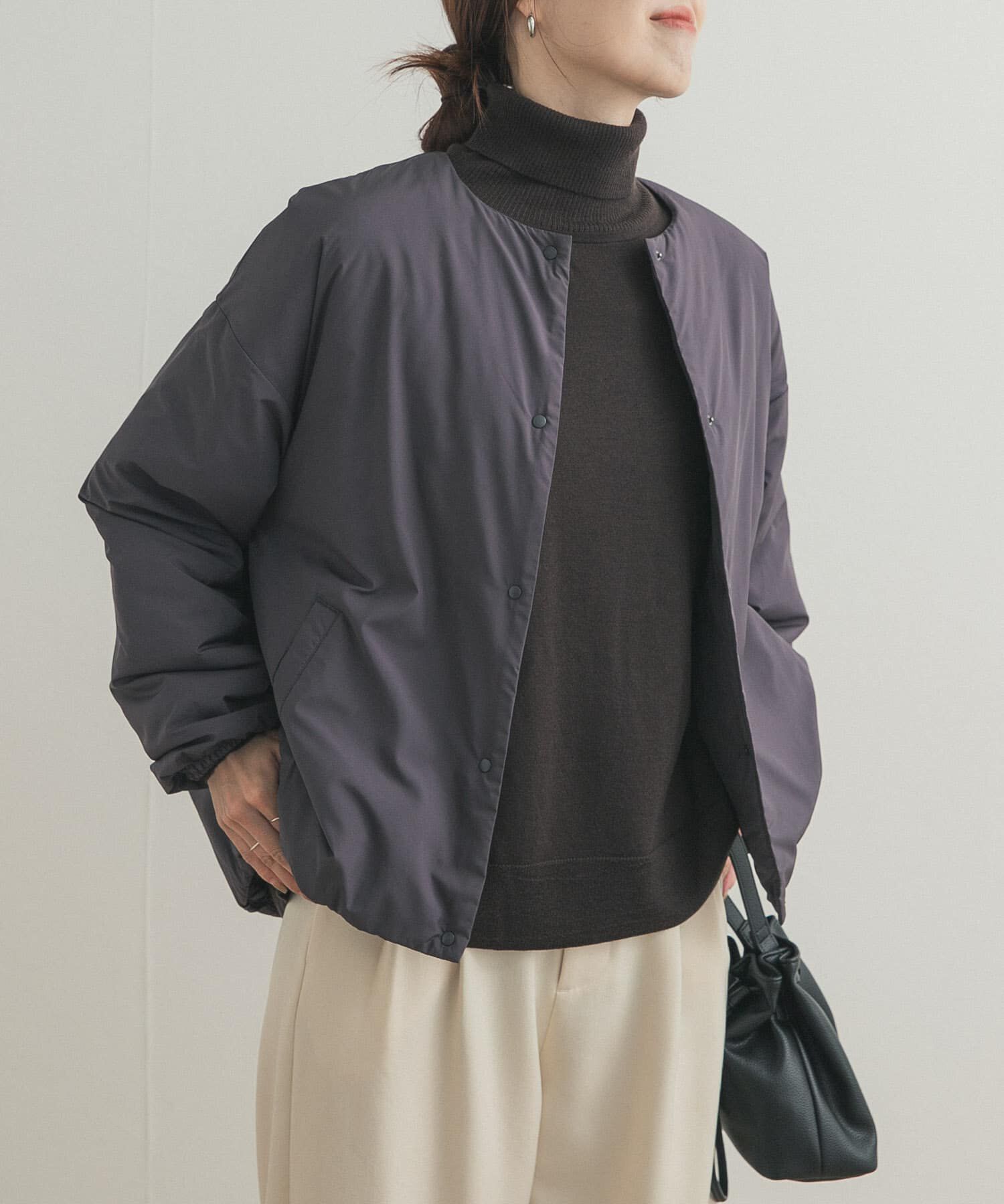 URBAN RESEARCH DOORS「『UR TECH』撥水ポケッタブル中綿ブルゾン」|ブルゾン・スタジャン|