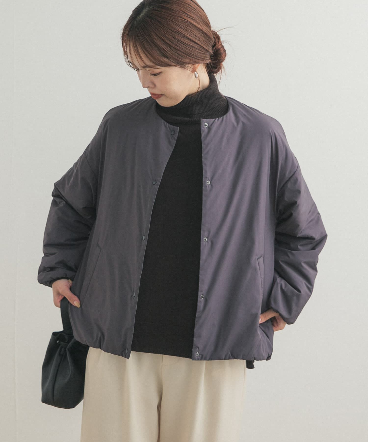 URBAN RESEARCH DOORS「『UR TECH』撥水ポケッタブル中綿ブルゾン」|ブルゾン・スタジャン|